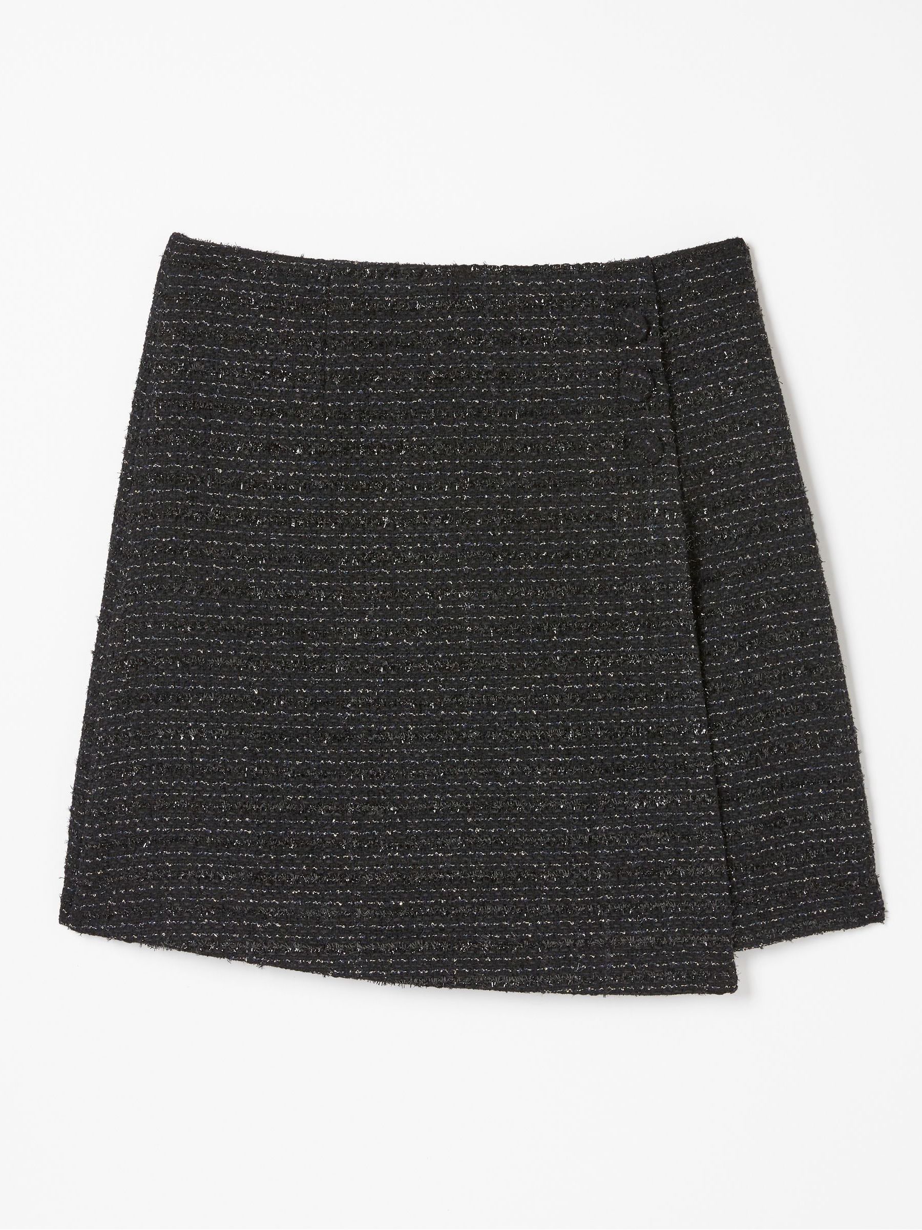 Black Lily Metallic Skirt - Image 6 of 6