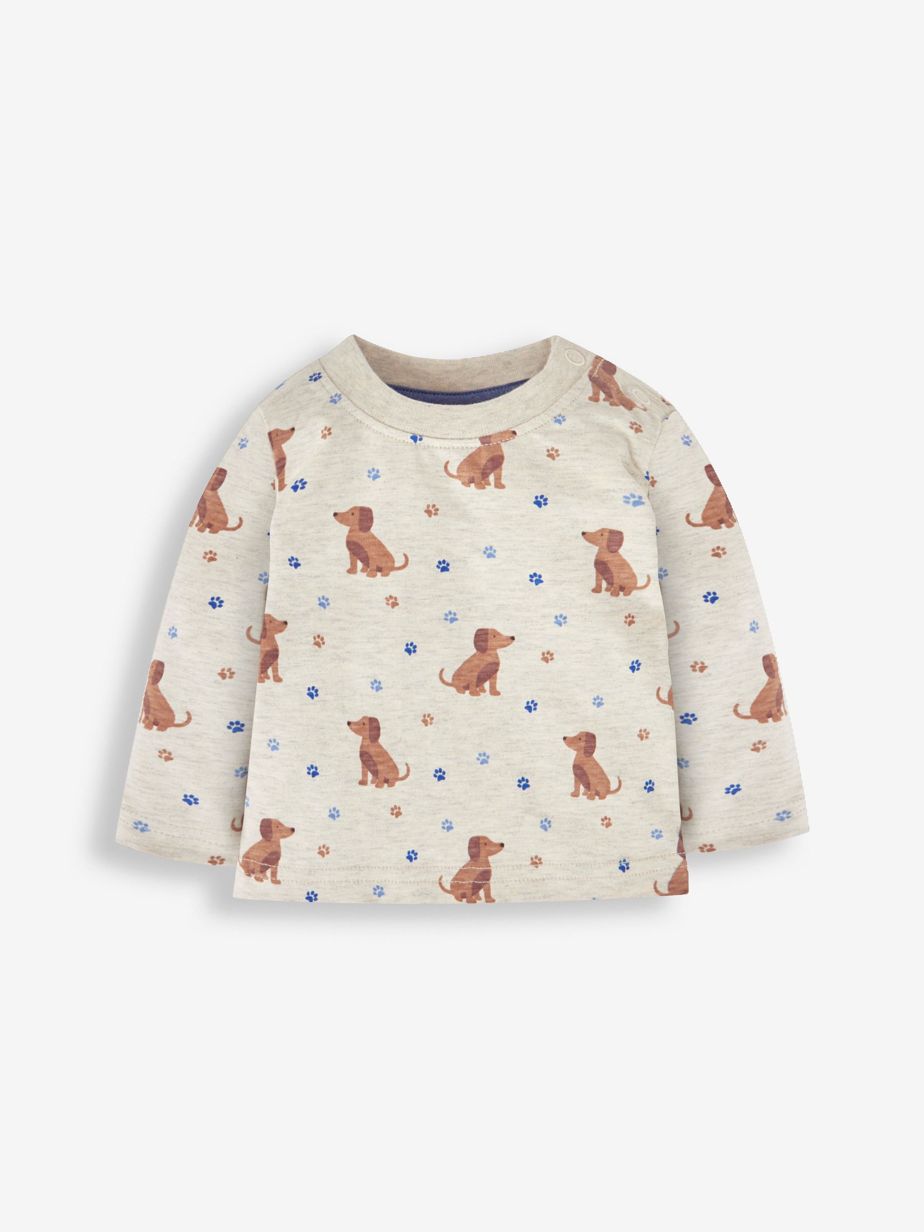 Indigo Blue Sausage Dog Boys' Sausage Dog Appliqué Pocket Dungarees & Top Set - Image 3 of 4