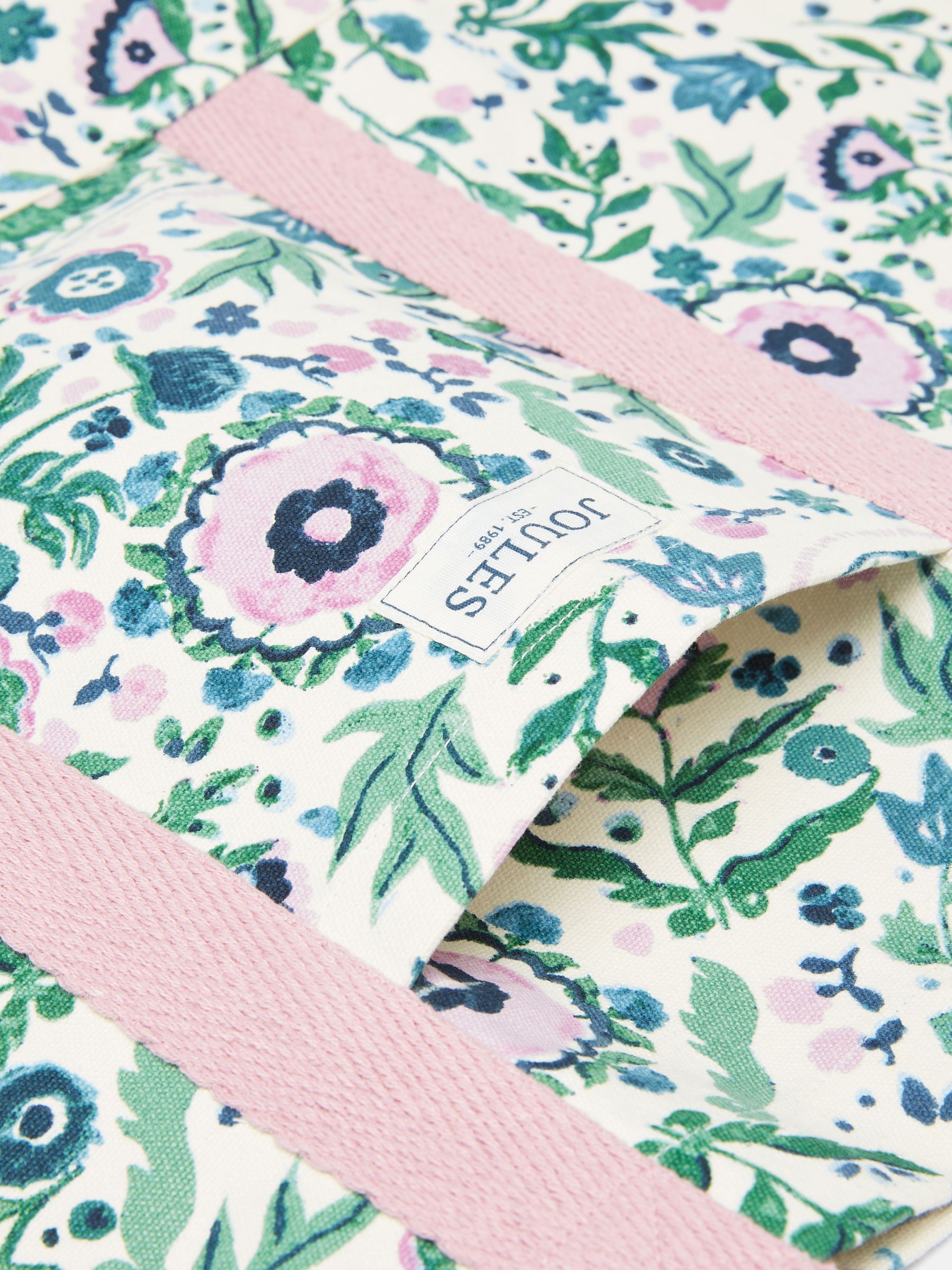 Promenade Floral Canvas Beach Bag - Image 6 of 6