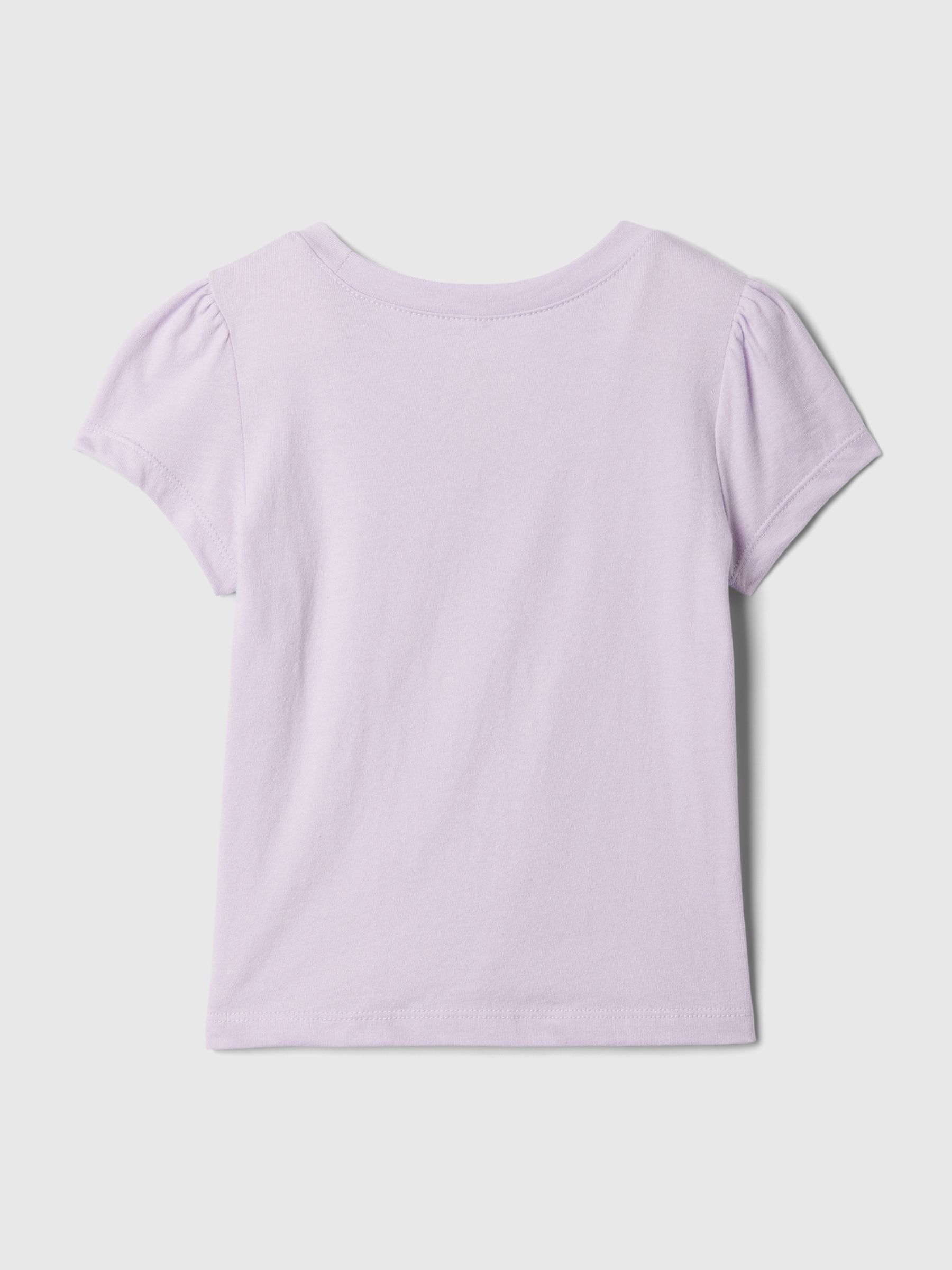 Purple Graphic Print Short Sleeve Crew Neck T-Shirt (Newborn-5yrs) - Image 2 of 2