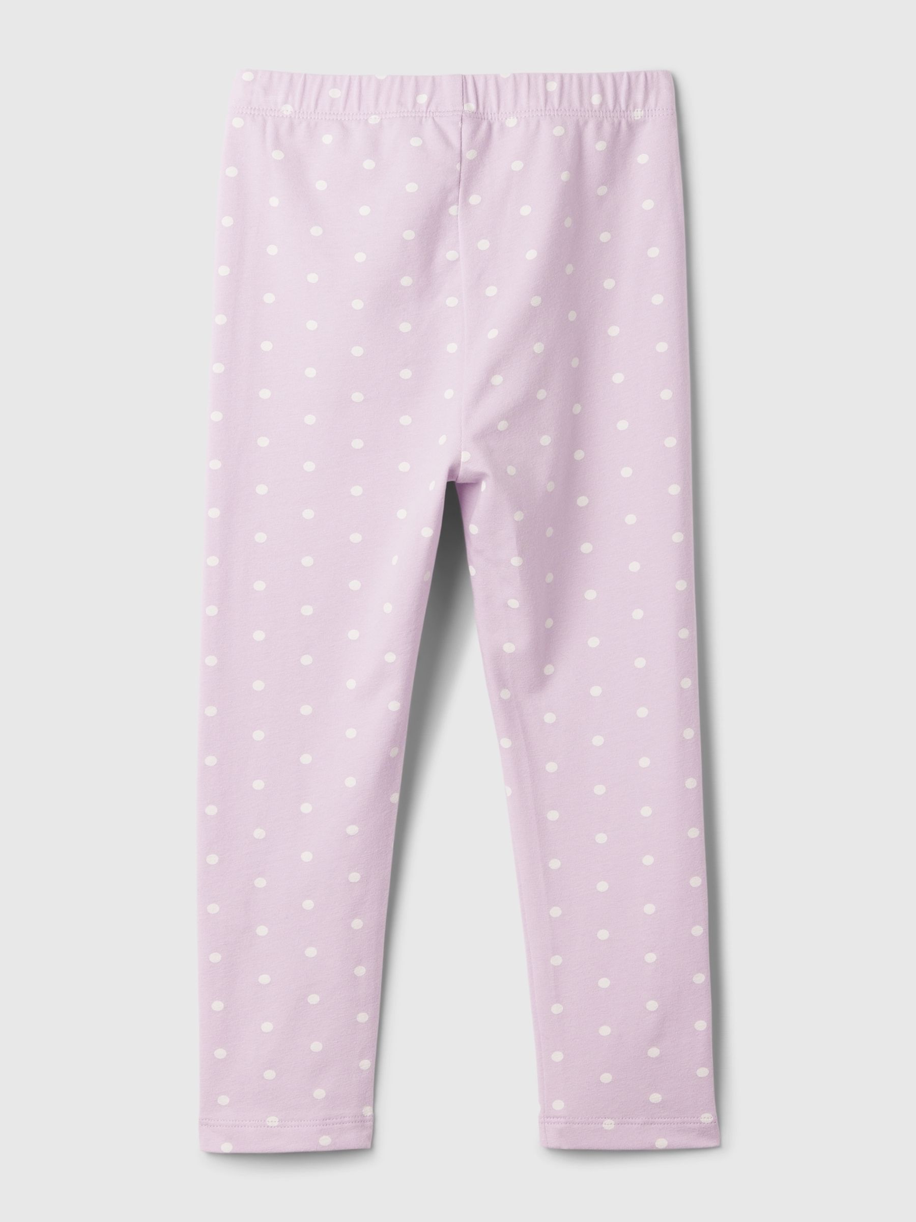 Purple Spot Print Pull On Leggings (3mths-5yrs) - Image 2 of 2