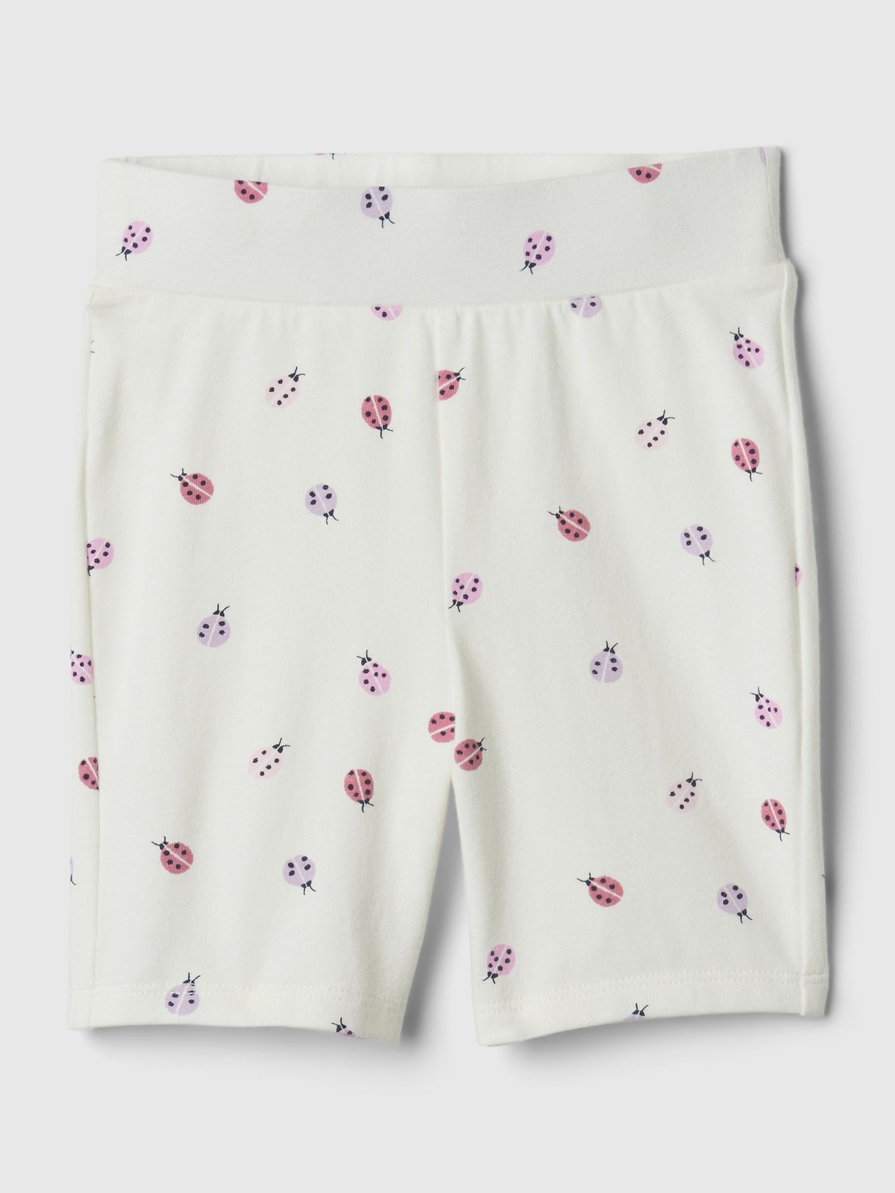 White Ladybug Baby Knit Bike Shorts (3mths-5yrs) - Image 2 of 3