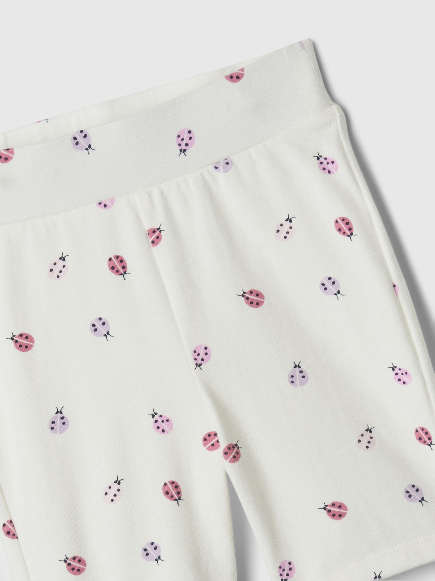 White Ladybug Baby Knit Bike Shorts (3mths-5yrs) - Image 3 of 3