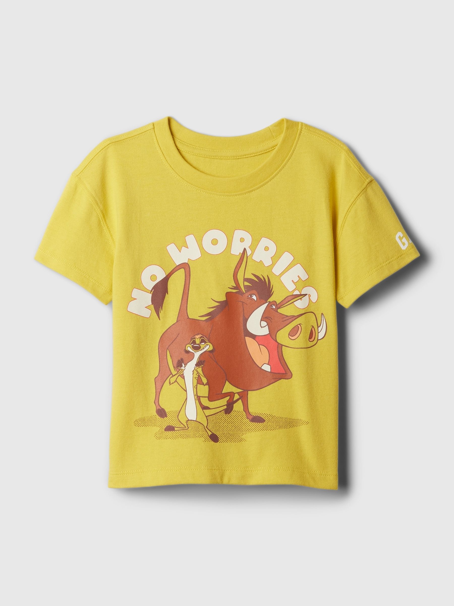 Yellow Disney Lion King Short Sleeve Crew Neck T-Shirt (6mths-5yrs) - Image 1 of 2