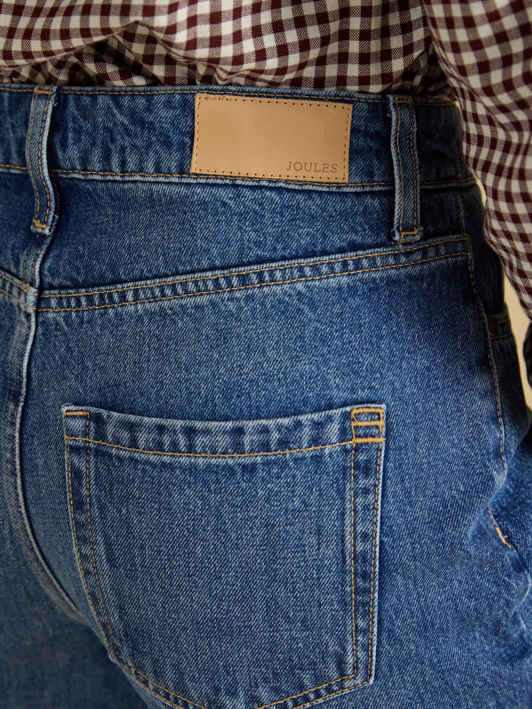 Mid Blue High Rise Wide Leg Jean - Image 5 of 6