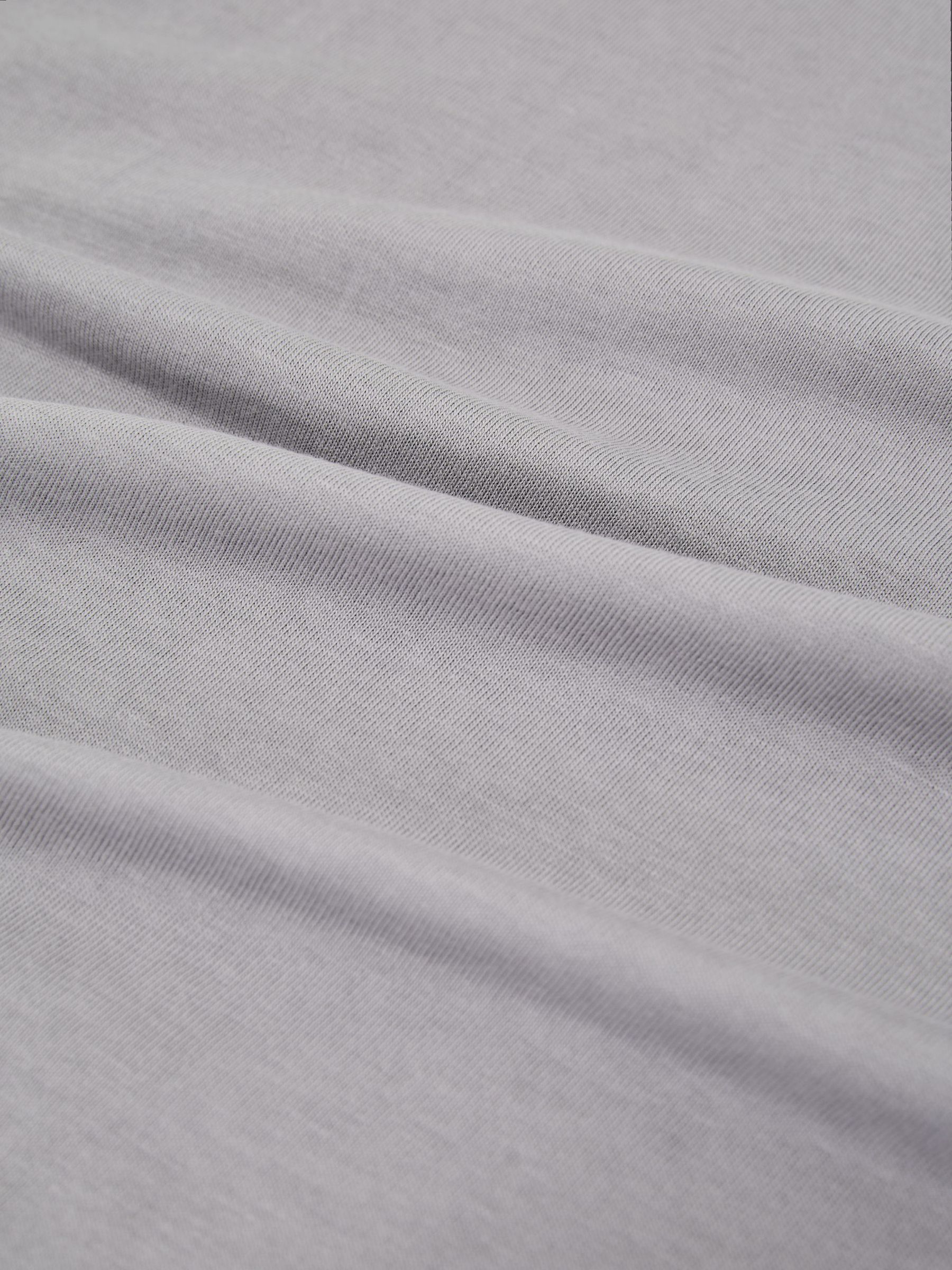 Cotton-Modal Crew-Neck Modern-Fit T-Shirt in Light Blue - Image 7 of 7