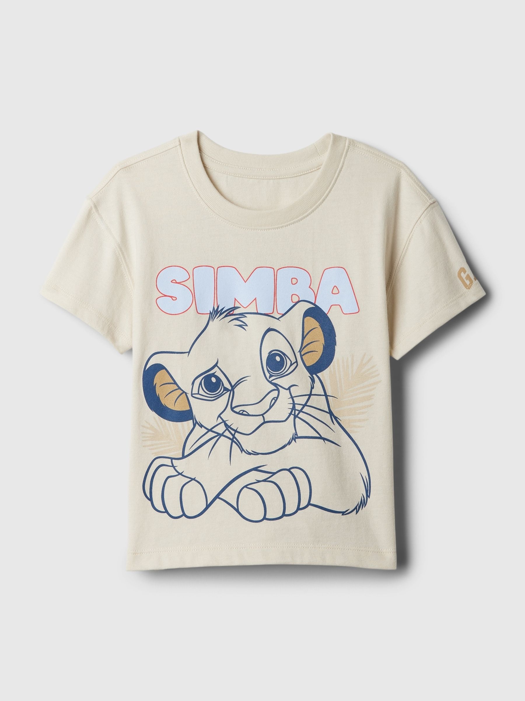 Beige Disney Lion King Short Sleeve Crew Neck T-Shirt (6mths-5yrs) - Image 1 of 1