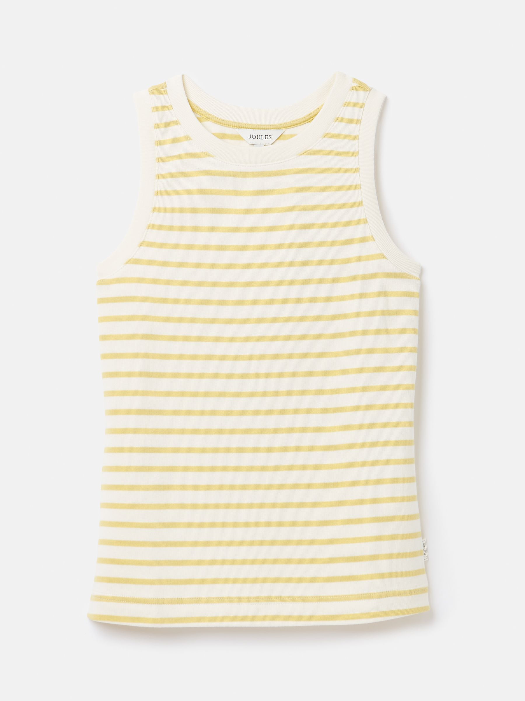 Harbour Cream & Yellow Striped Jersey Vest - Image 7 of 7