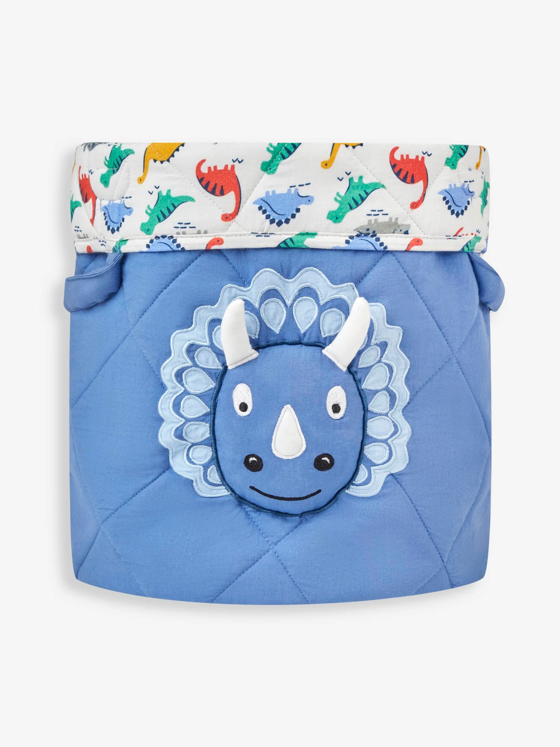 Blue Dinosaur Print Soft Storage Basket - Image 1 of 4