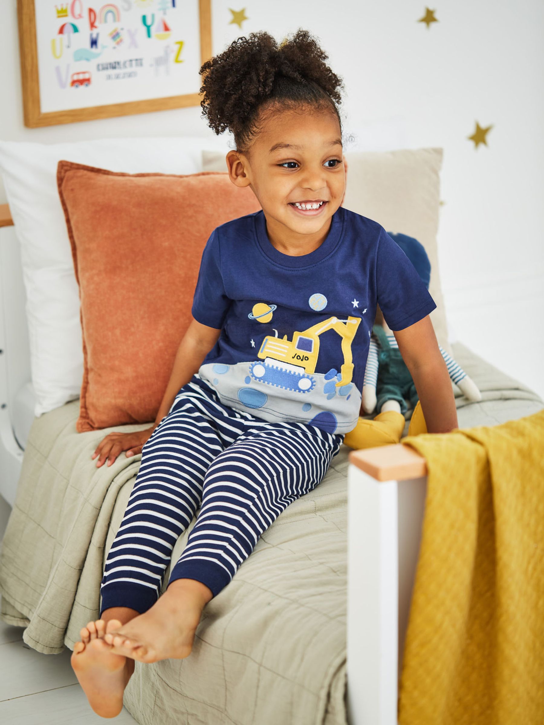 2-Pack Digger Jersey Pyjamas in Space - Image 11 of 12