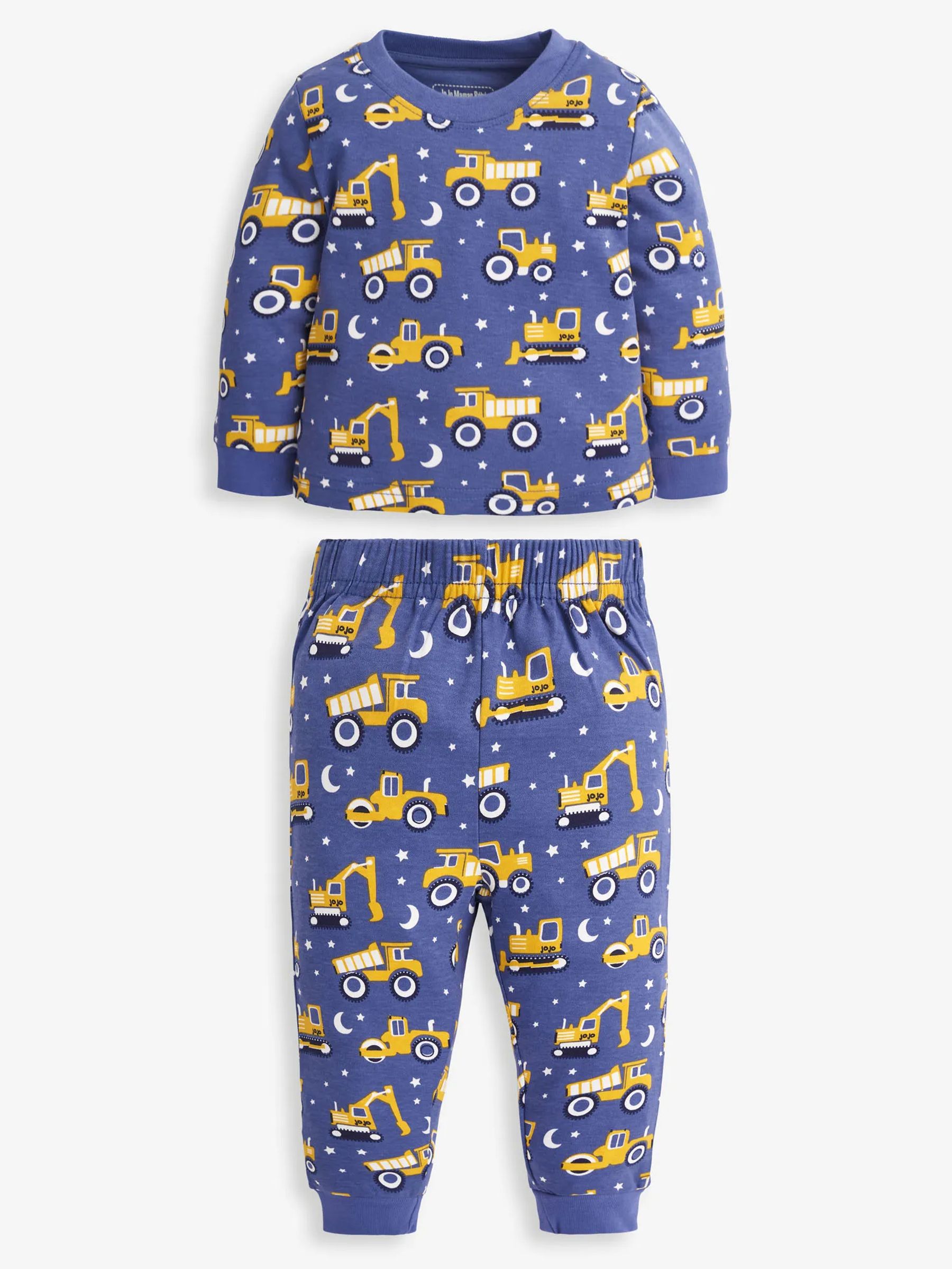 2-Pack Digger Jersey Pyjamas in Space - Image 3 of 12