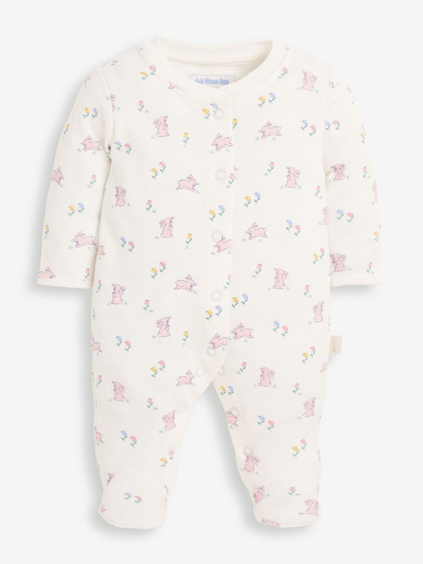 Pink Bunny Baby Sleepsuit and Jacket Set 2 Piece - Image 3 of 5