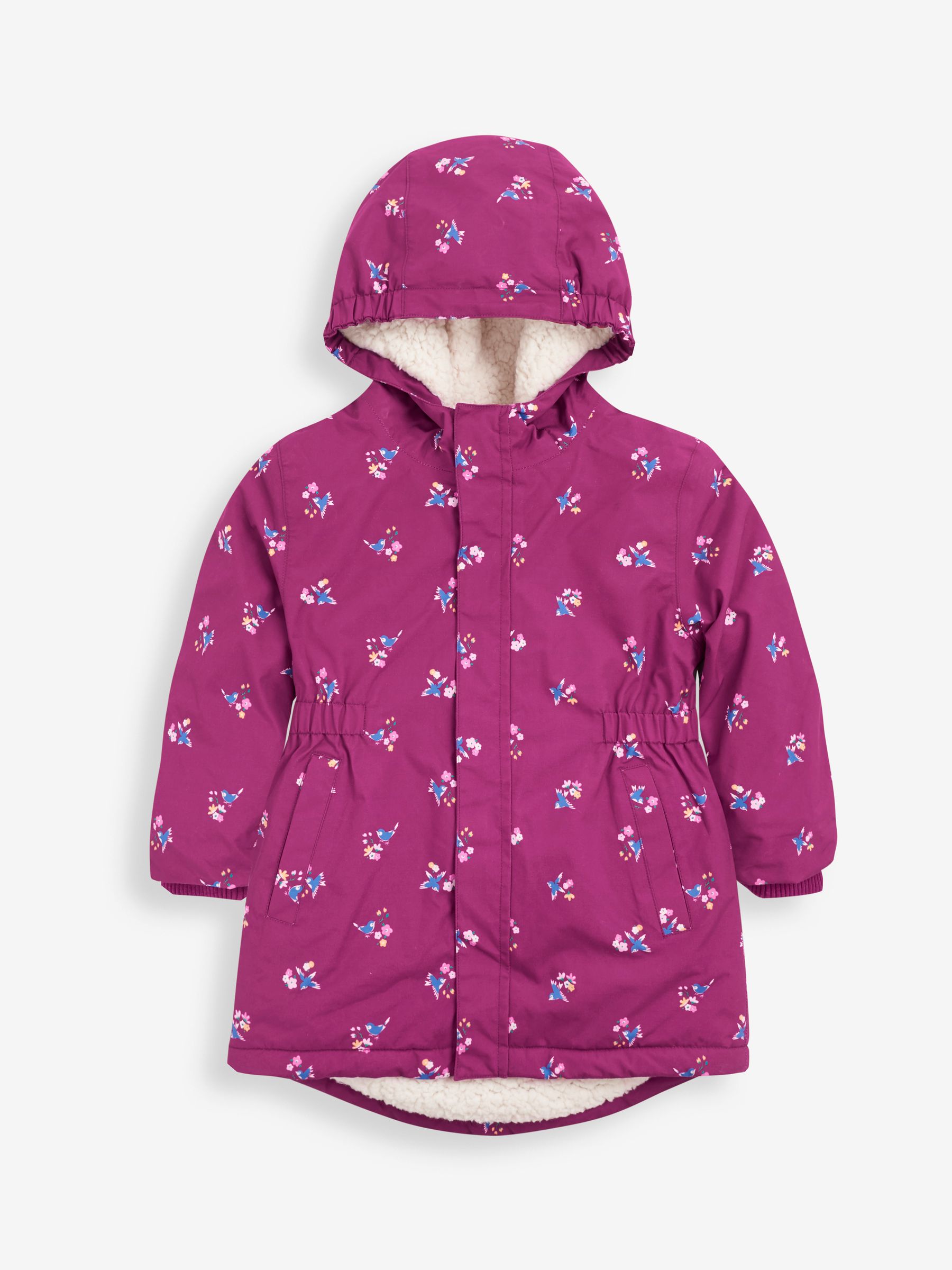 Berry Pink Bird Pretty Parka - Image 4 of 6