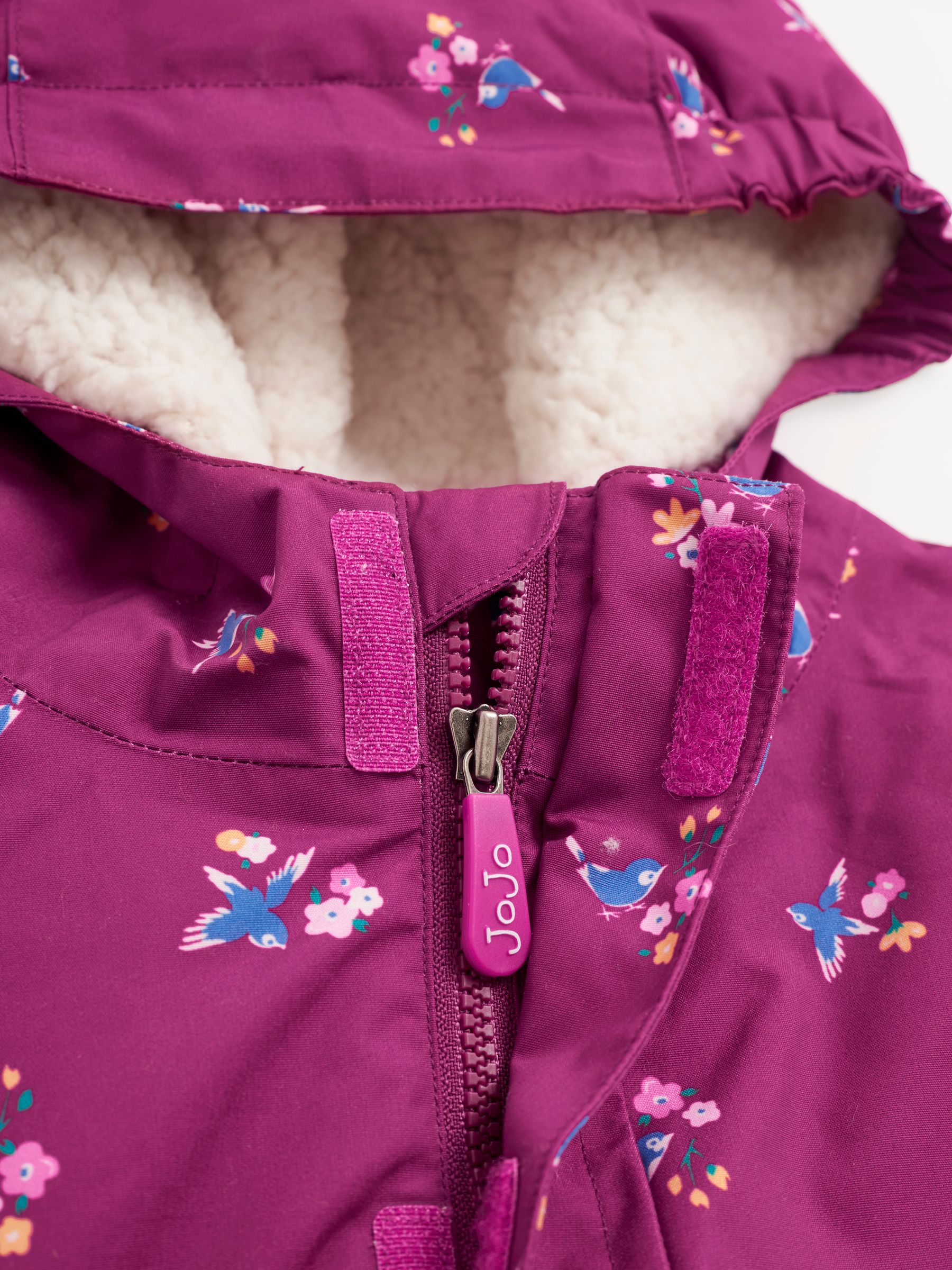 Berry Pink Bird Pretty Parka - Image 6 of 6
