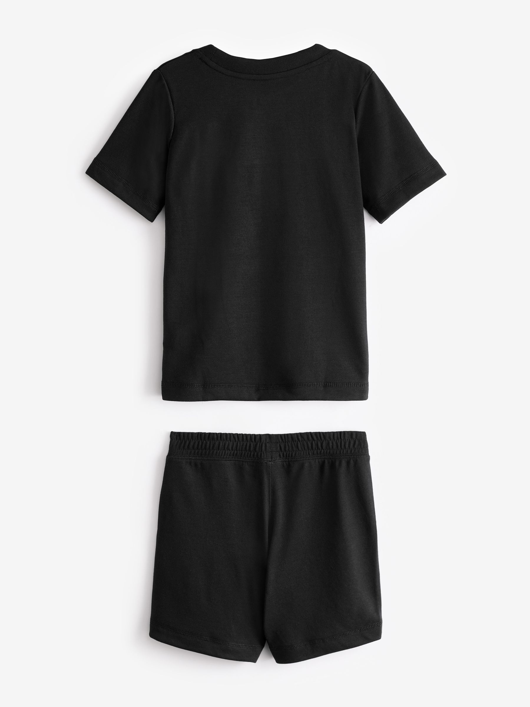 Black Disney Mickey Mouse Short Sleeve Pyjama Set (4-13yrs) - Image 2 of 3