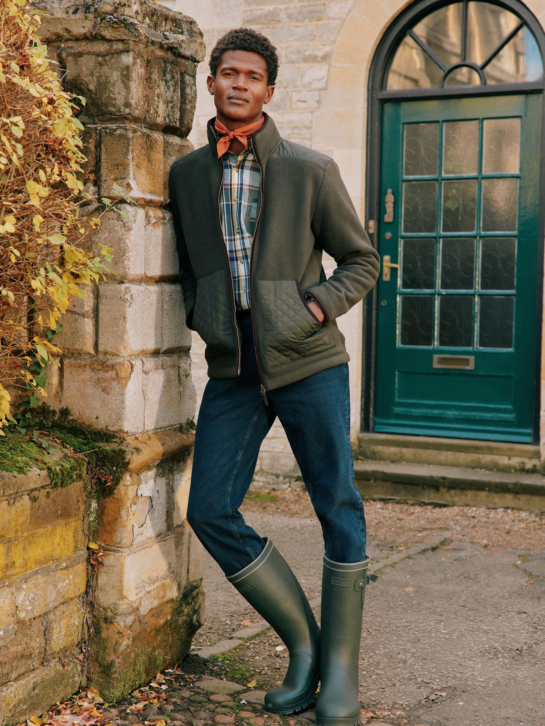 Greenfield Green Full Zip Fleece Jacket - Image 7 of 9
