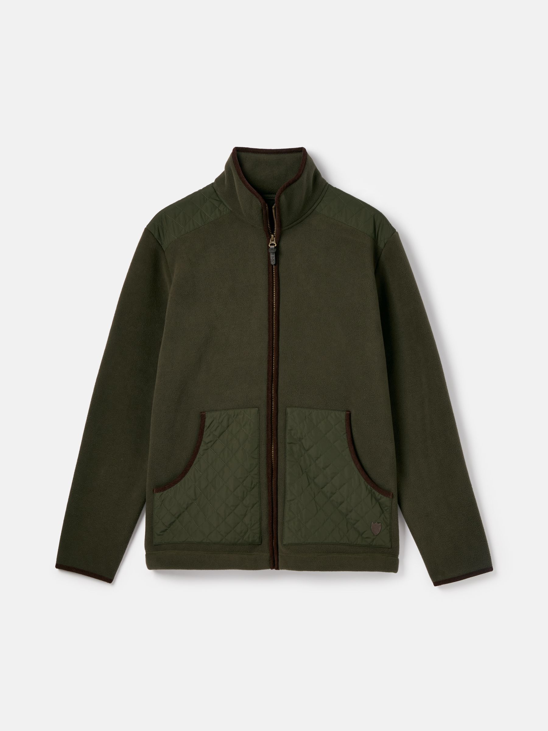 Greenfield Green Full Zip Fleece Jacket - Image 9 of 9
