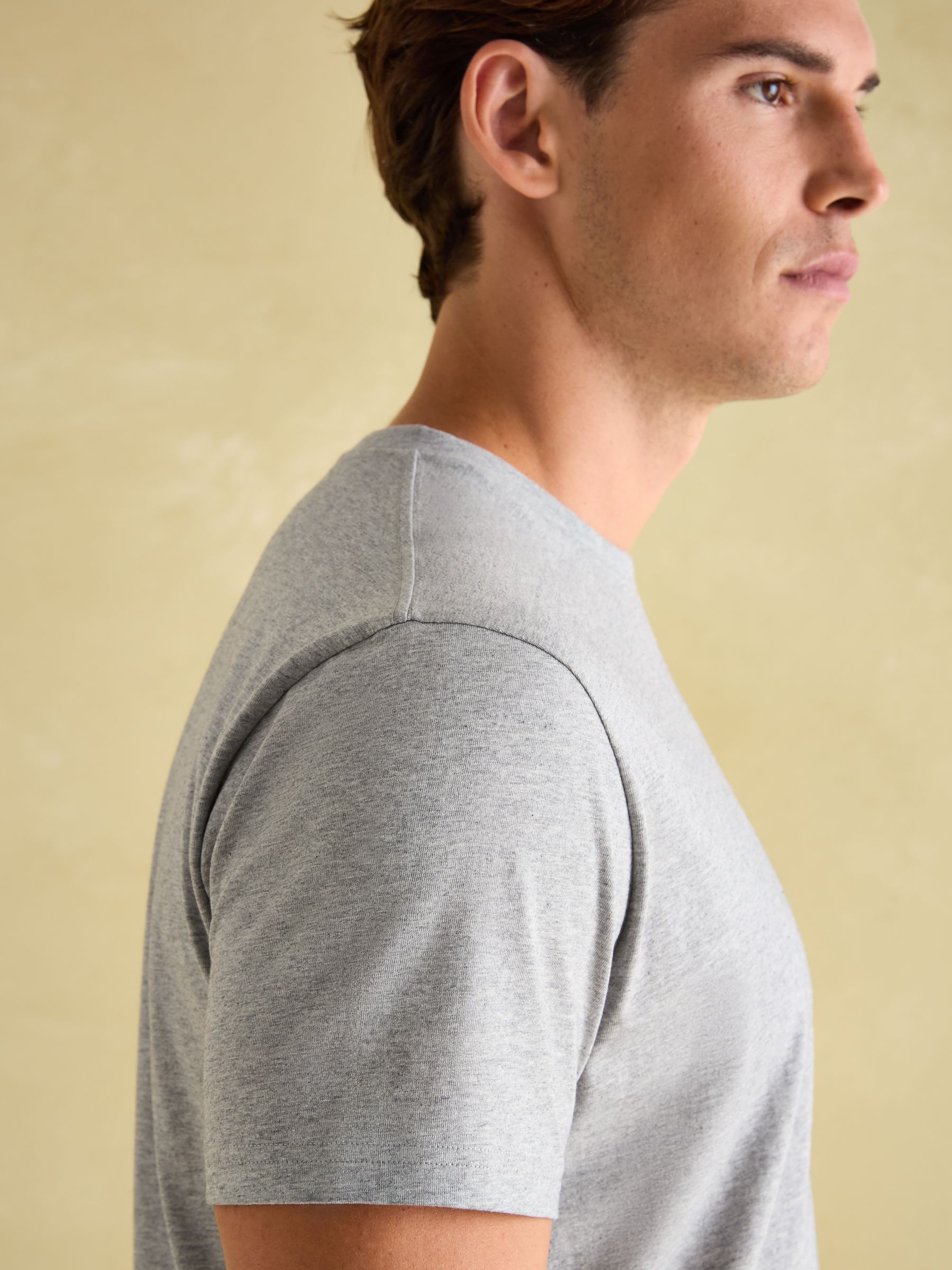 Everyday Grey Crew Neck T-Shirt - Image 5 of 7
