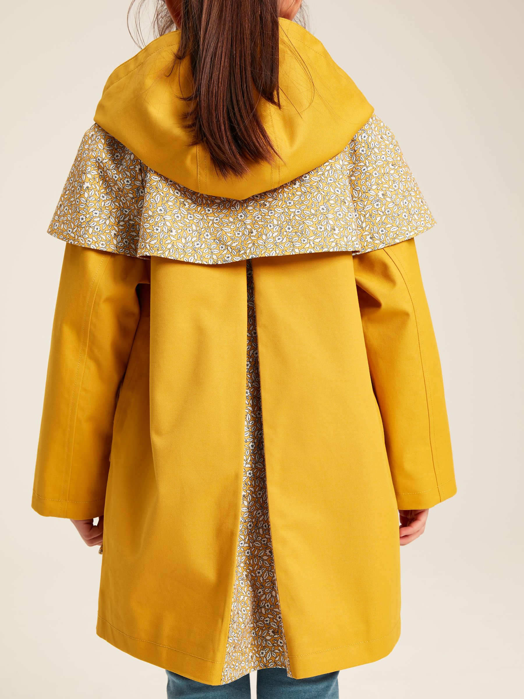 Seacombe Yellow Waterproof Hooded Raincoat with Cape - Image 2 of 13