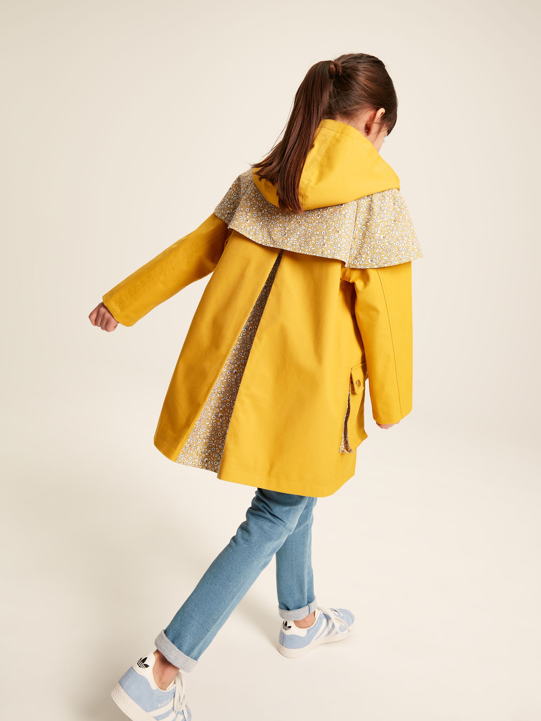 Seacombe Yellow Waterproof Hooded Raincoat with Cape - Image 4 of 13