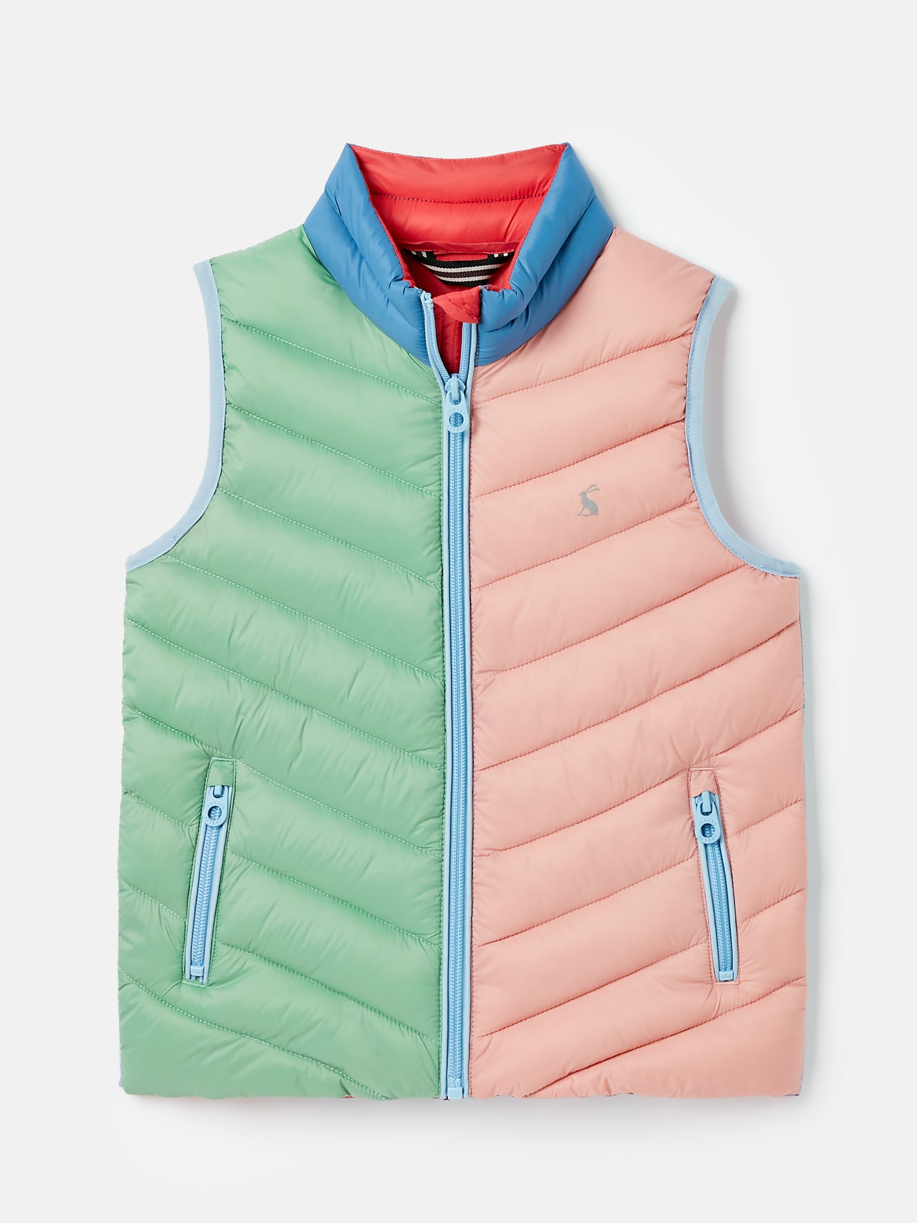Girls' Crofton Gilet Pink Hotchpotch Showerproof Padded Gilet - Image 1 of 4