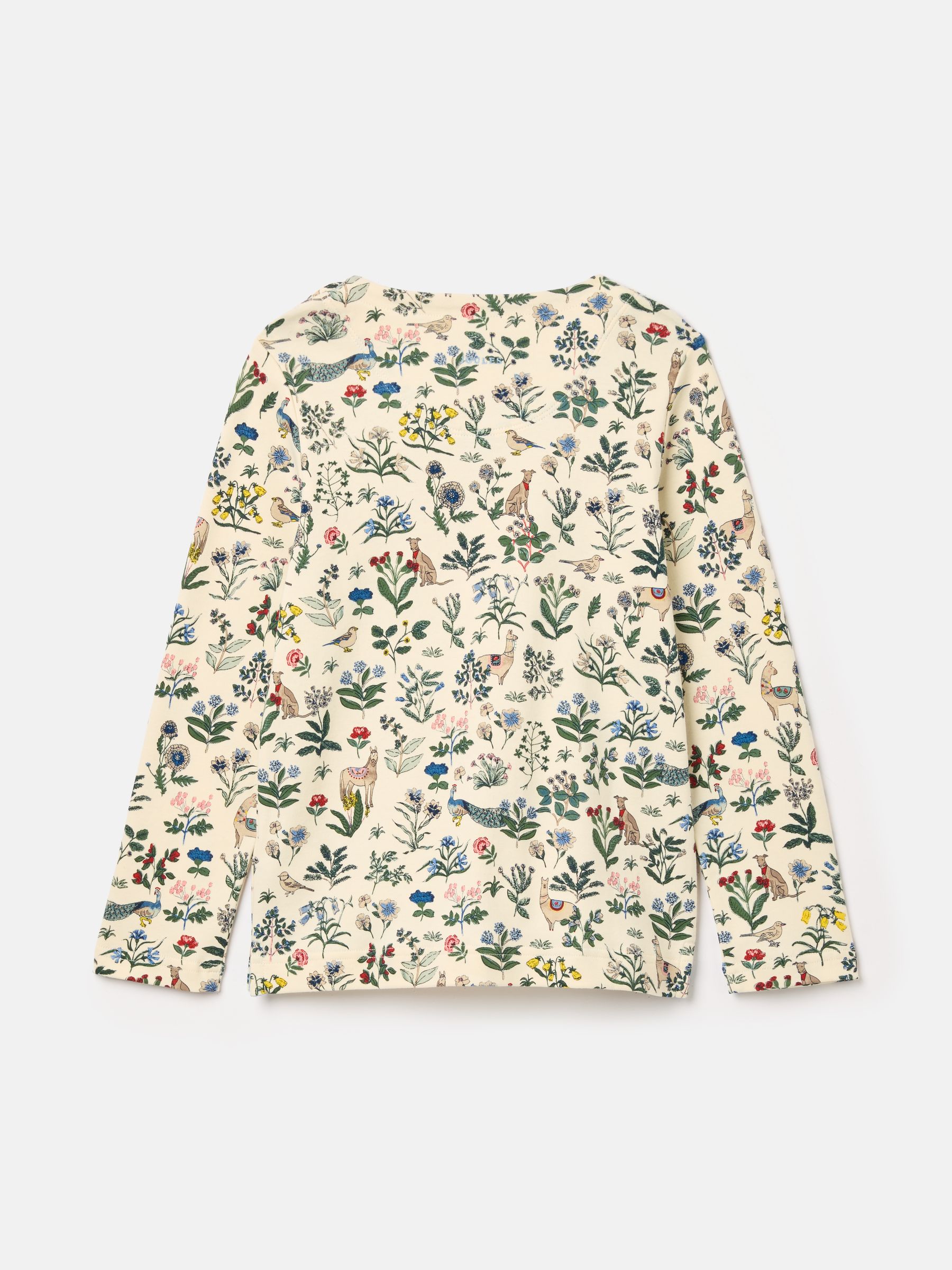 Harbour Cream Long Sleeve Printed Top - Image 2 of 6