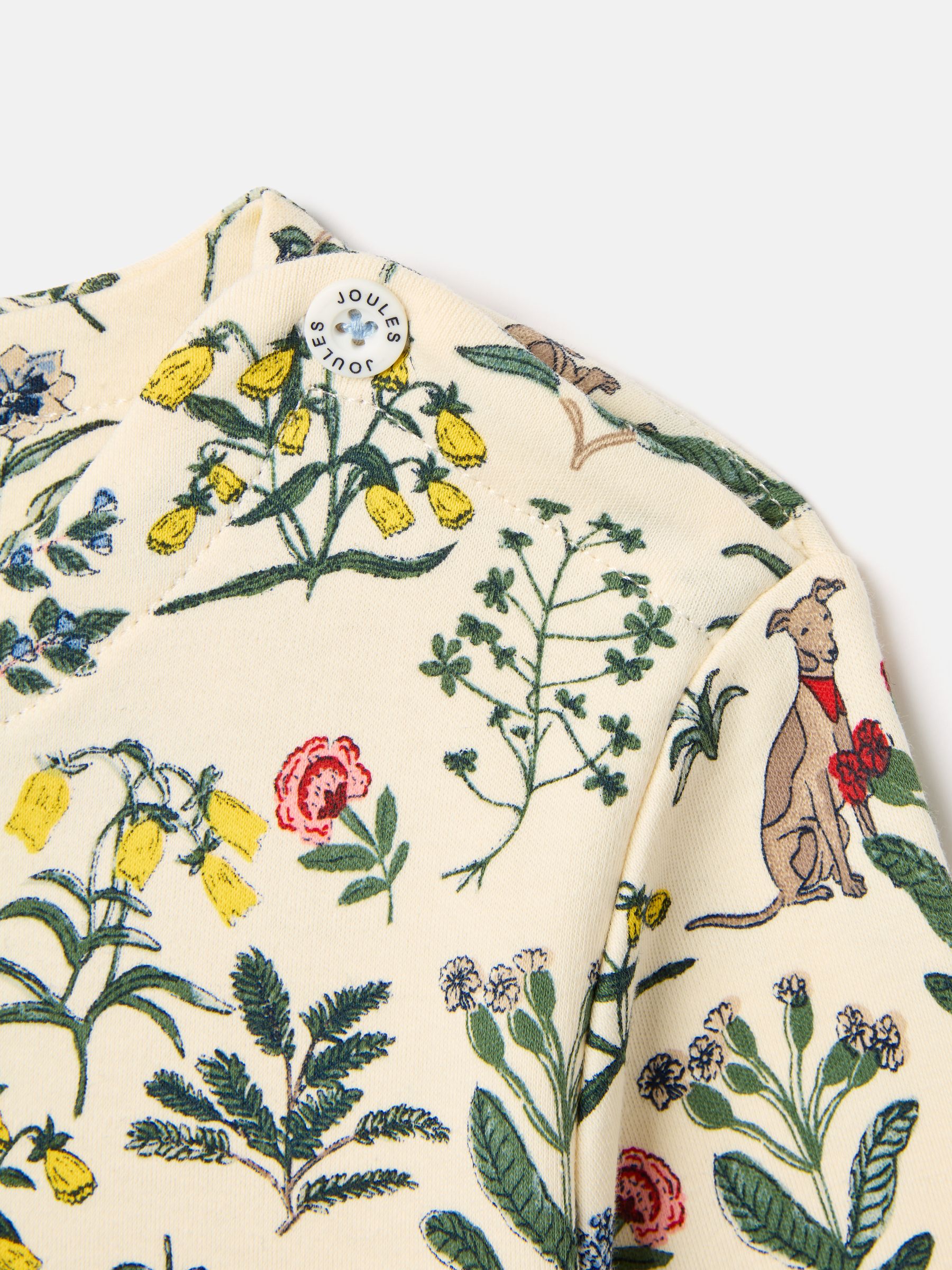 Harbour Cream Long Sleeve Printed Top - Image 4 of 6