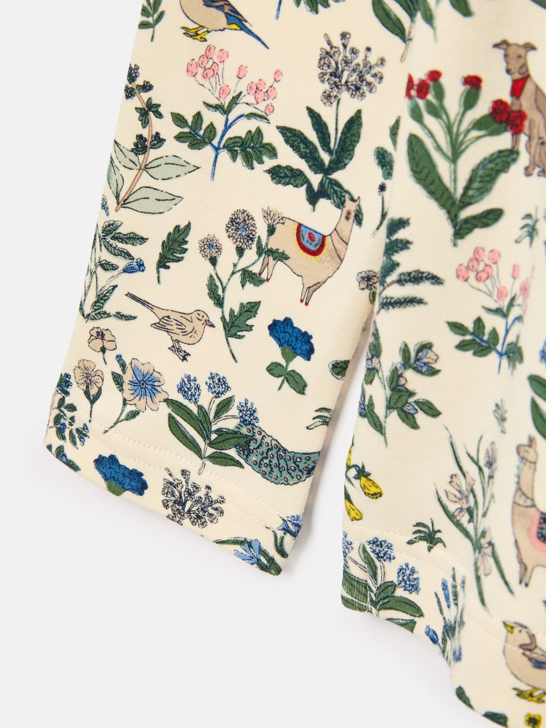 Harbour Cream Long Sleeve Printed Top - Image 5 of 6