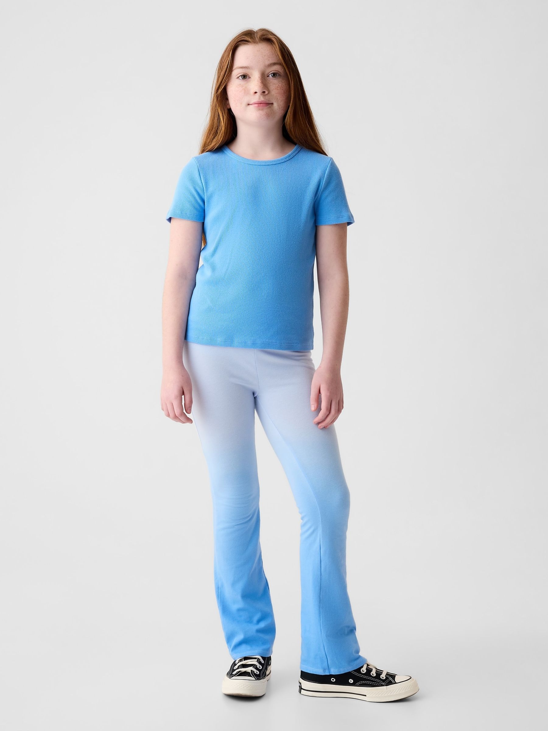 Blue Flare Leggings (4-13yrs) - Image 3 of 3