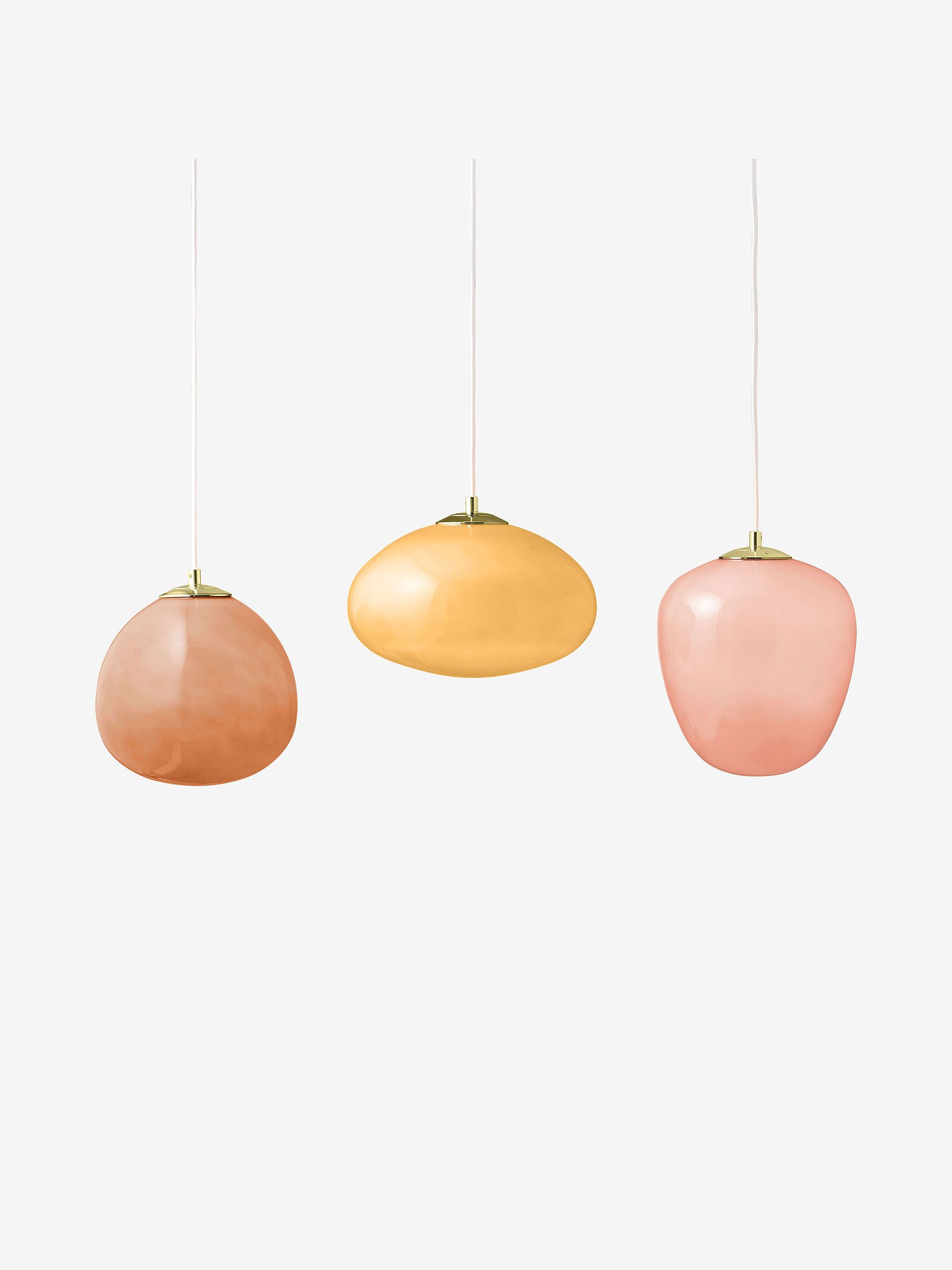 Adrianne Linear Pendant Light in Pink - Image 2 of 3