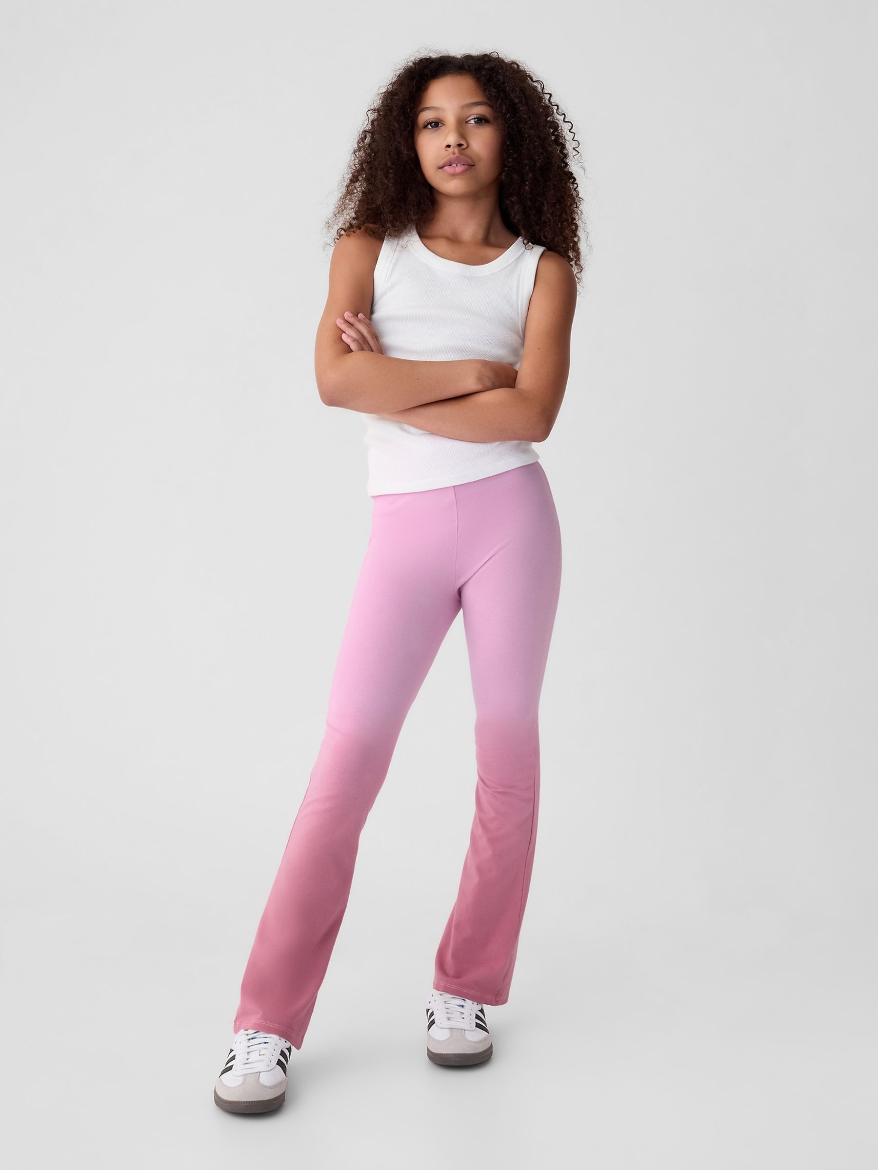 Pink Flare Leggings (4-13yrs) - Image 3 of 3 Pink Flare Leggings (4-13yrs) - Image 3 of 3
