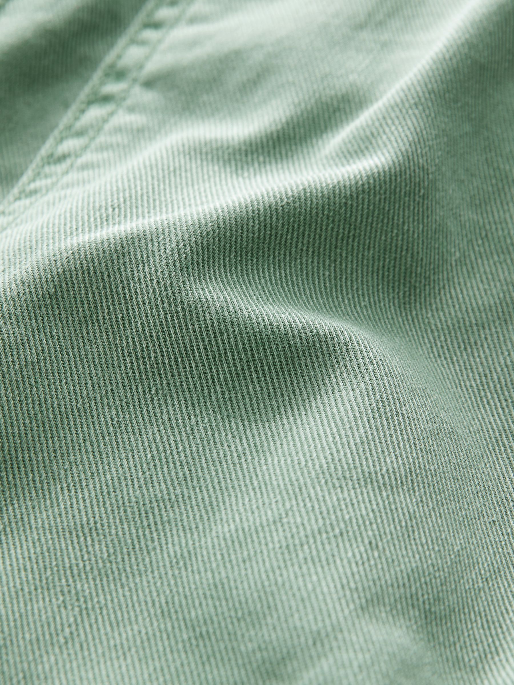 Green Cotton Twill Carpenter Shorts - Image 8 of 8