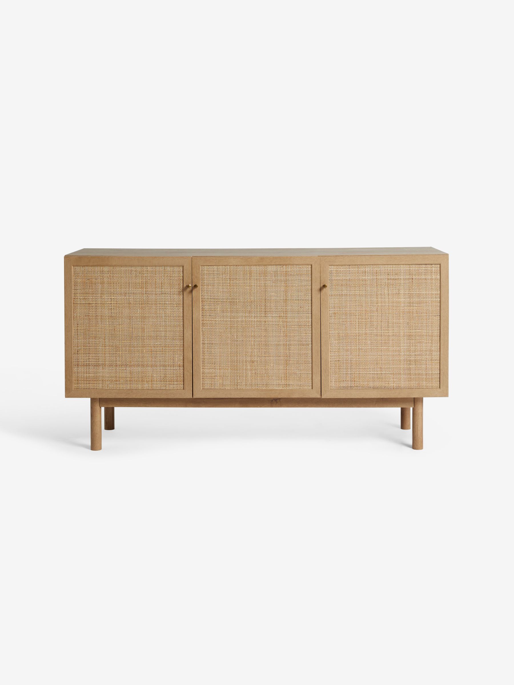 Pavia Rattan Large Sideboard in Oak Effect - Image 7 of 8