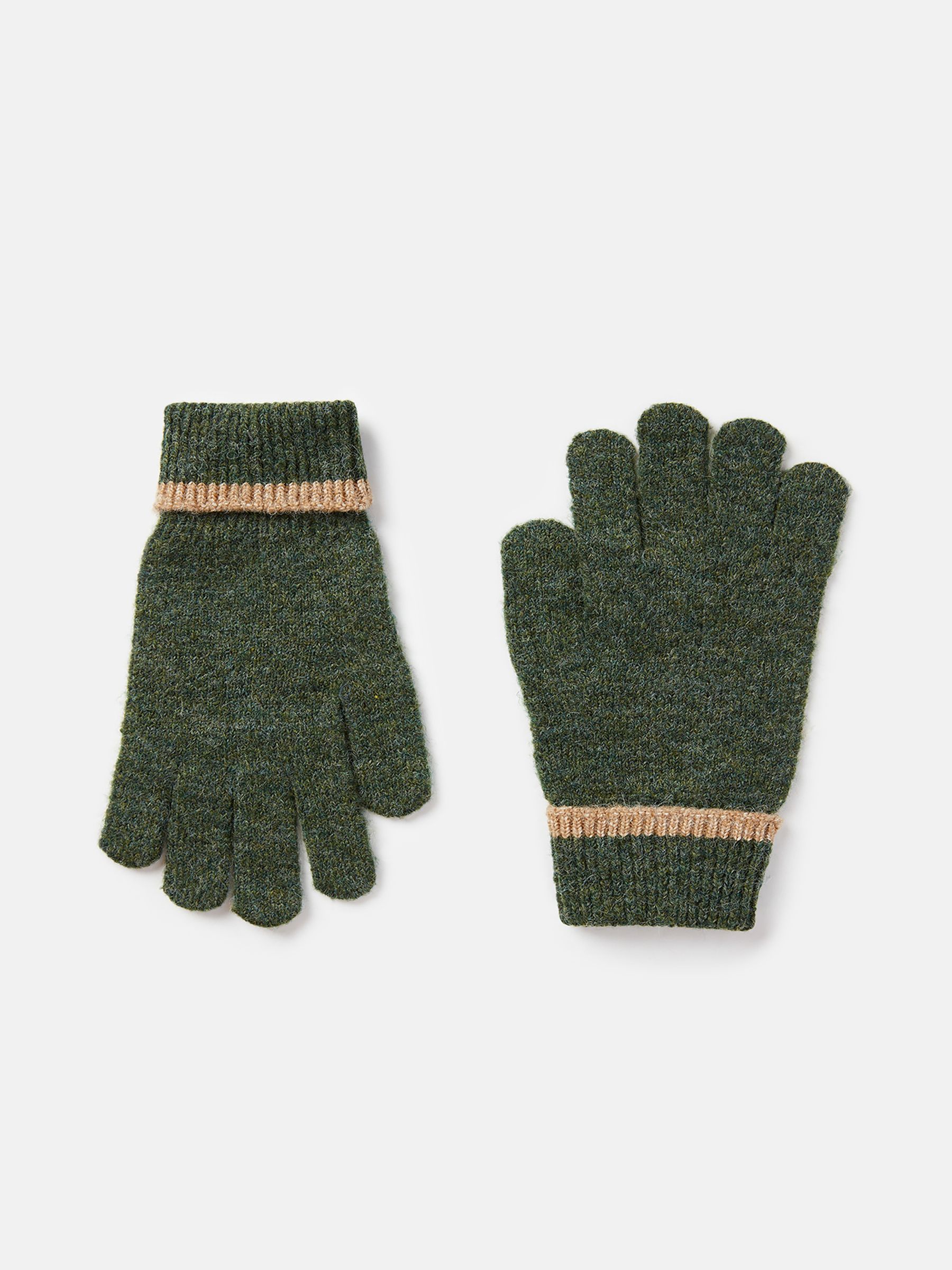 Eloise Green Knitted Gloves - Image 1 of 2