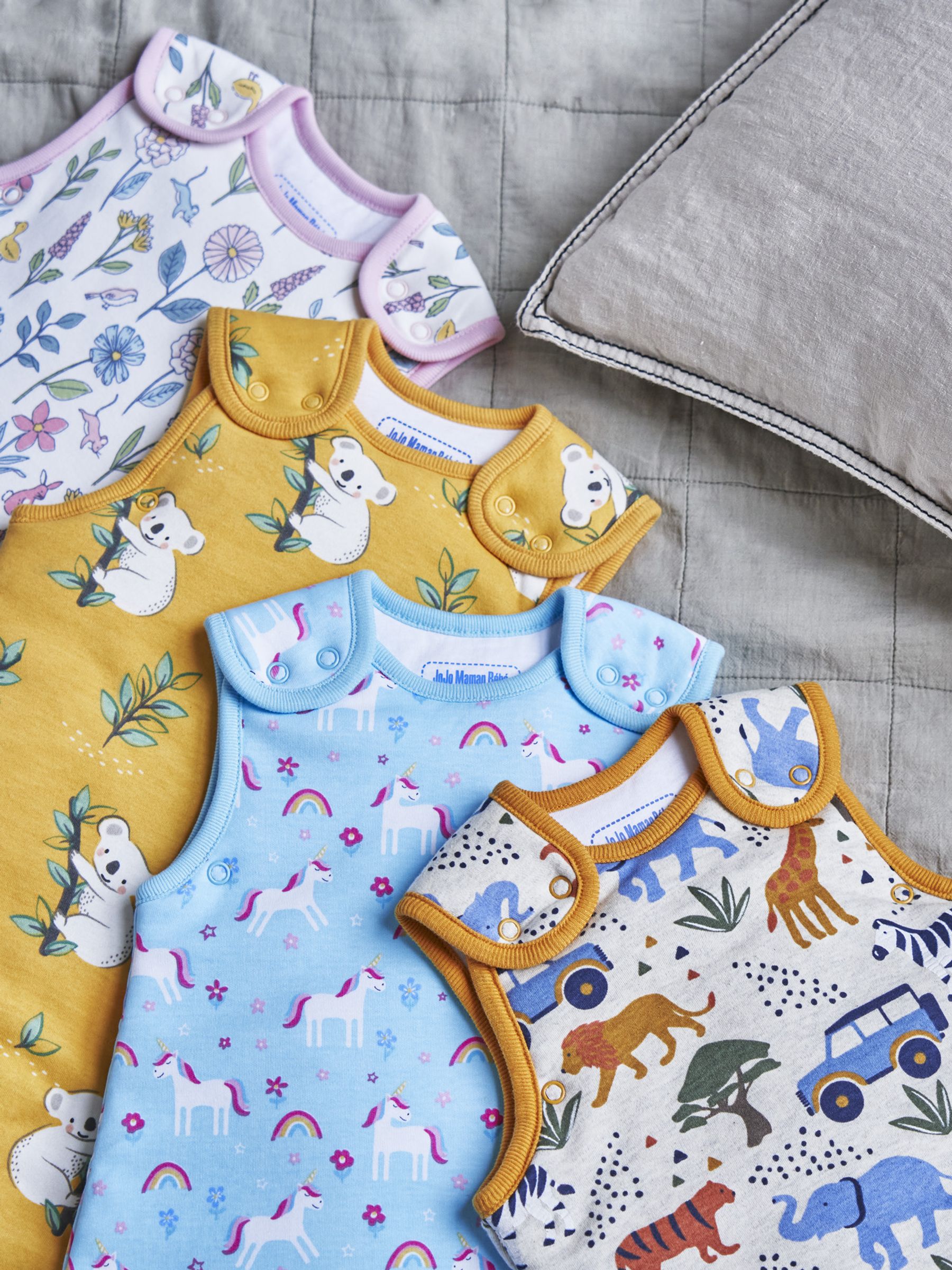 Mustard Yellow Koala Koala Print 2.5 Tog Baby Sleeping Bag - Image 4 of 6