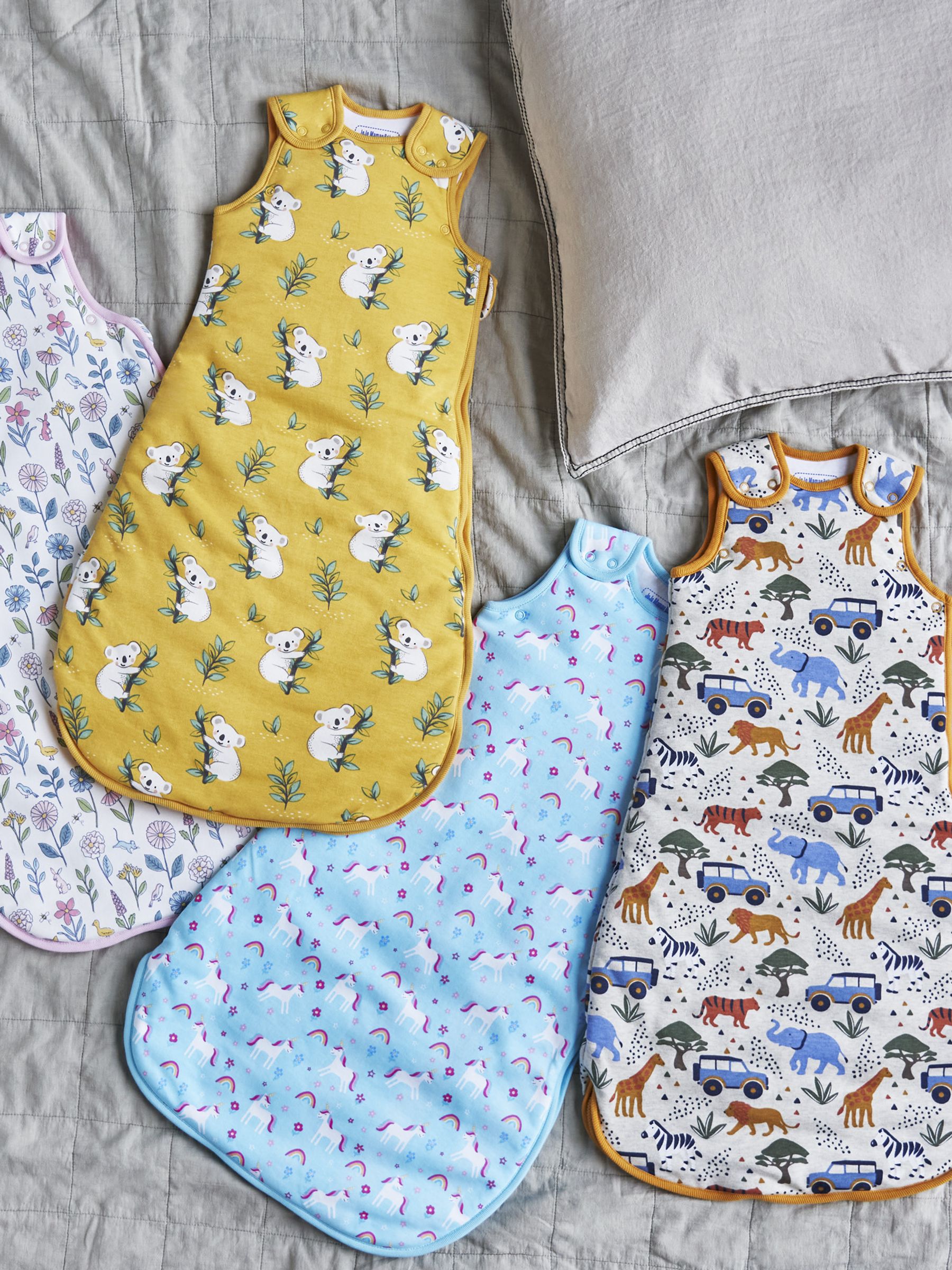 Mustard Yellow Koala Koala Print 2.5 Tog Baby Sleeping Bag - Image 6 of 6