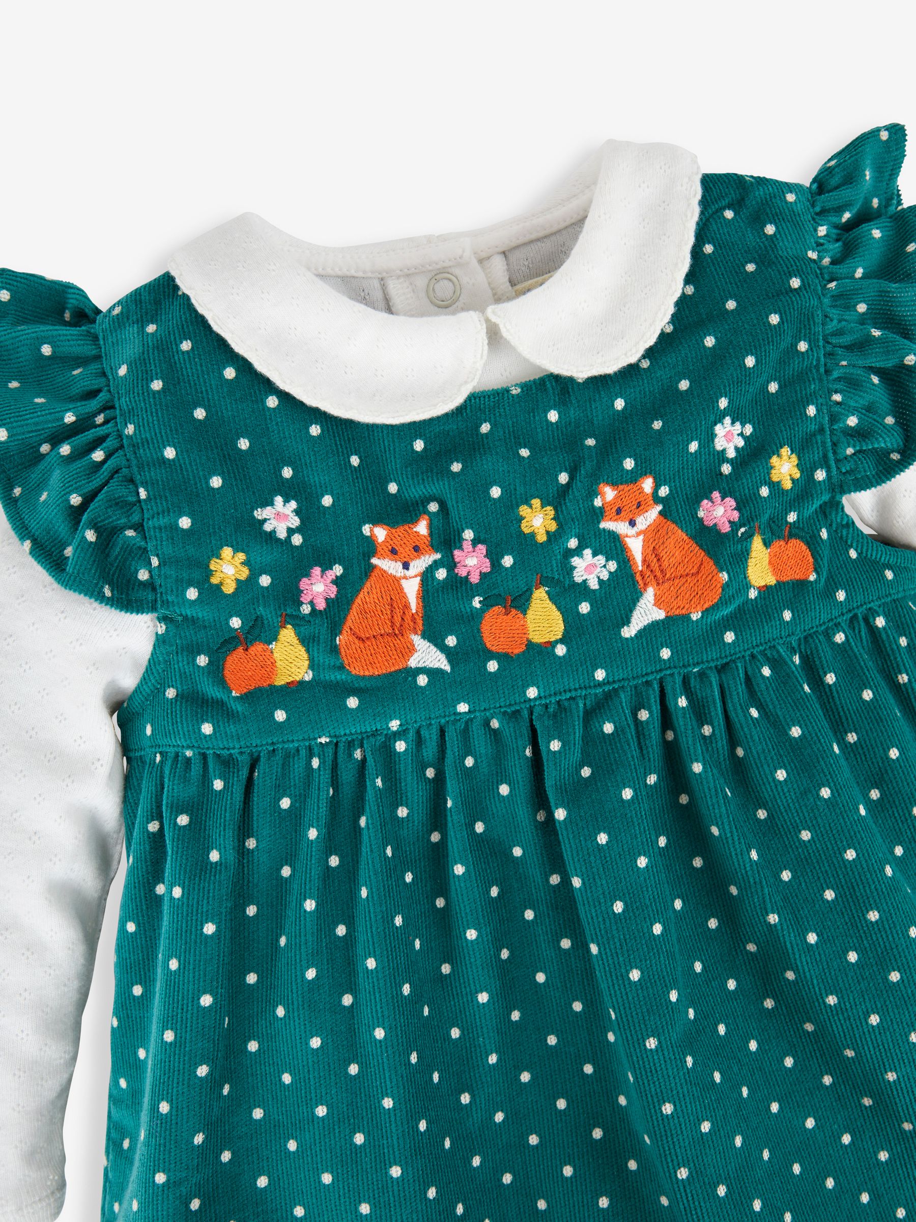 Green Fox & Fruit Dress Set - Image 2 of 3