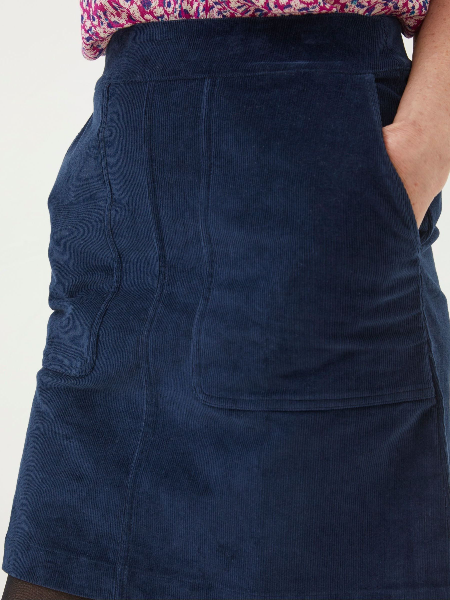 Blue Eliza Cord Skirt - Image 4 of 4