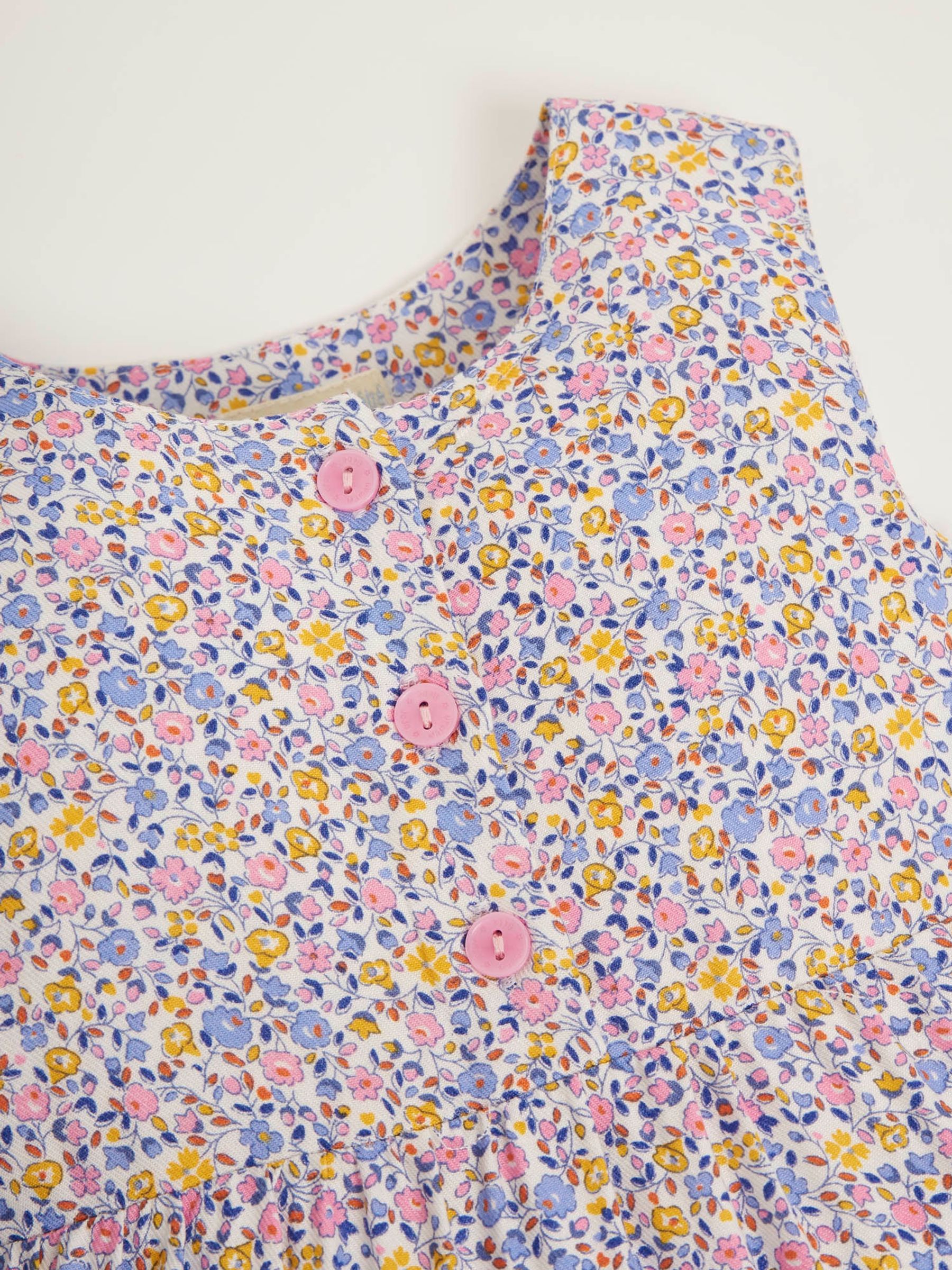 Yellow Ditsy Girls' Tiered Dress - Image 2 of 2