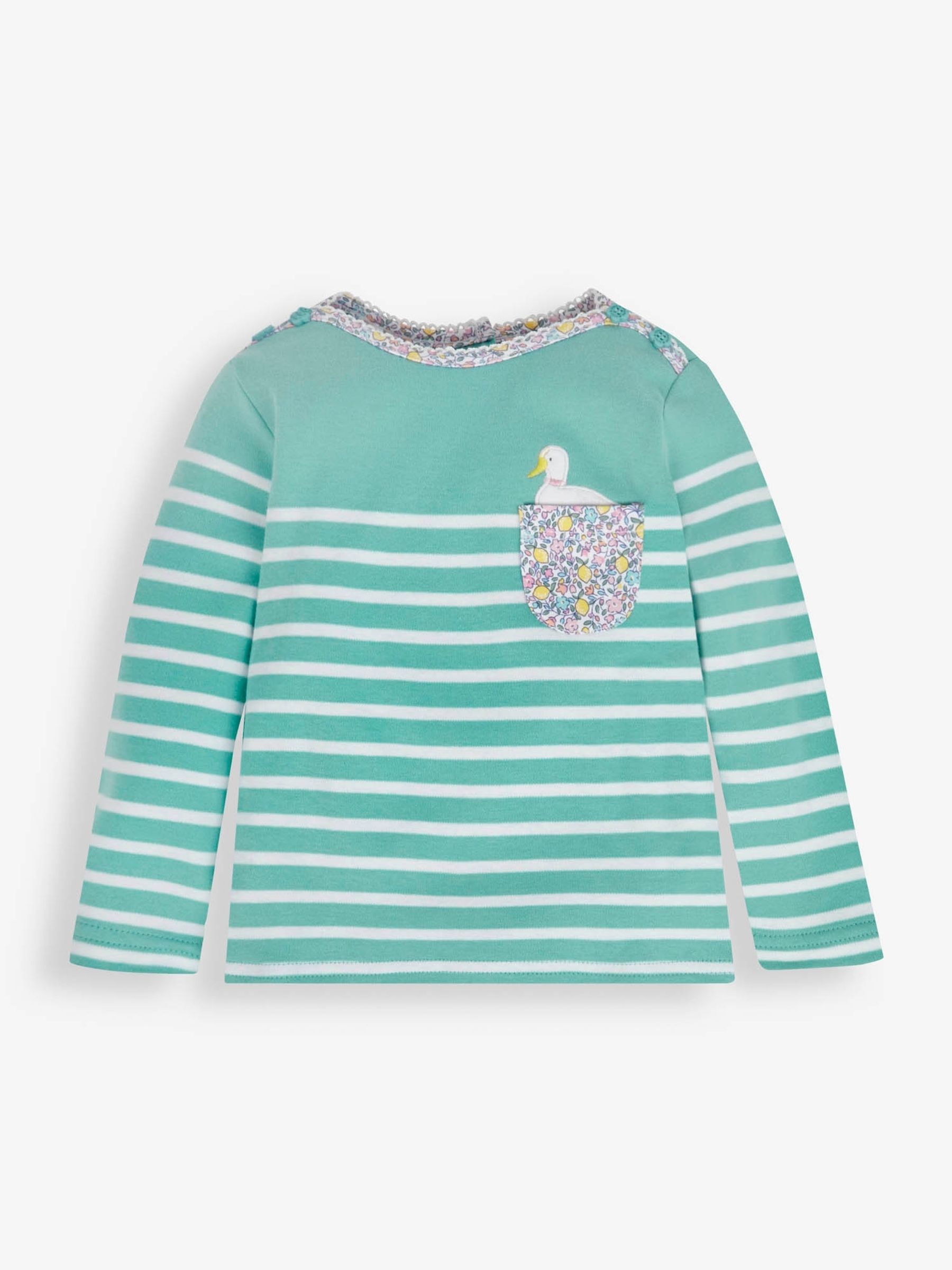 Duck Egg Duck Pocket Breton Top - Image 1 of 3