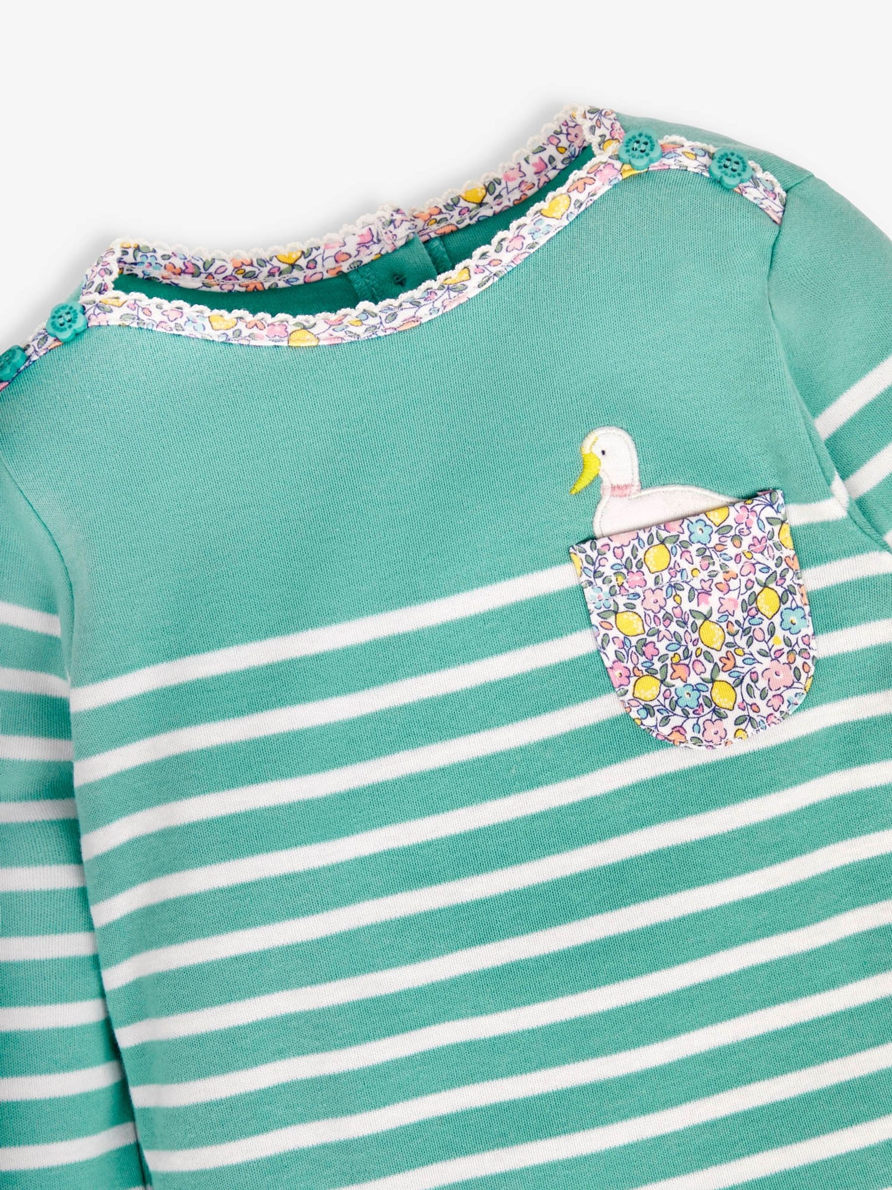 Duck Egg Duck Pocket Breton Top - Image 2 of 3