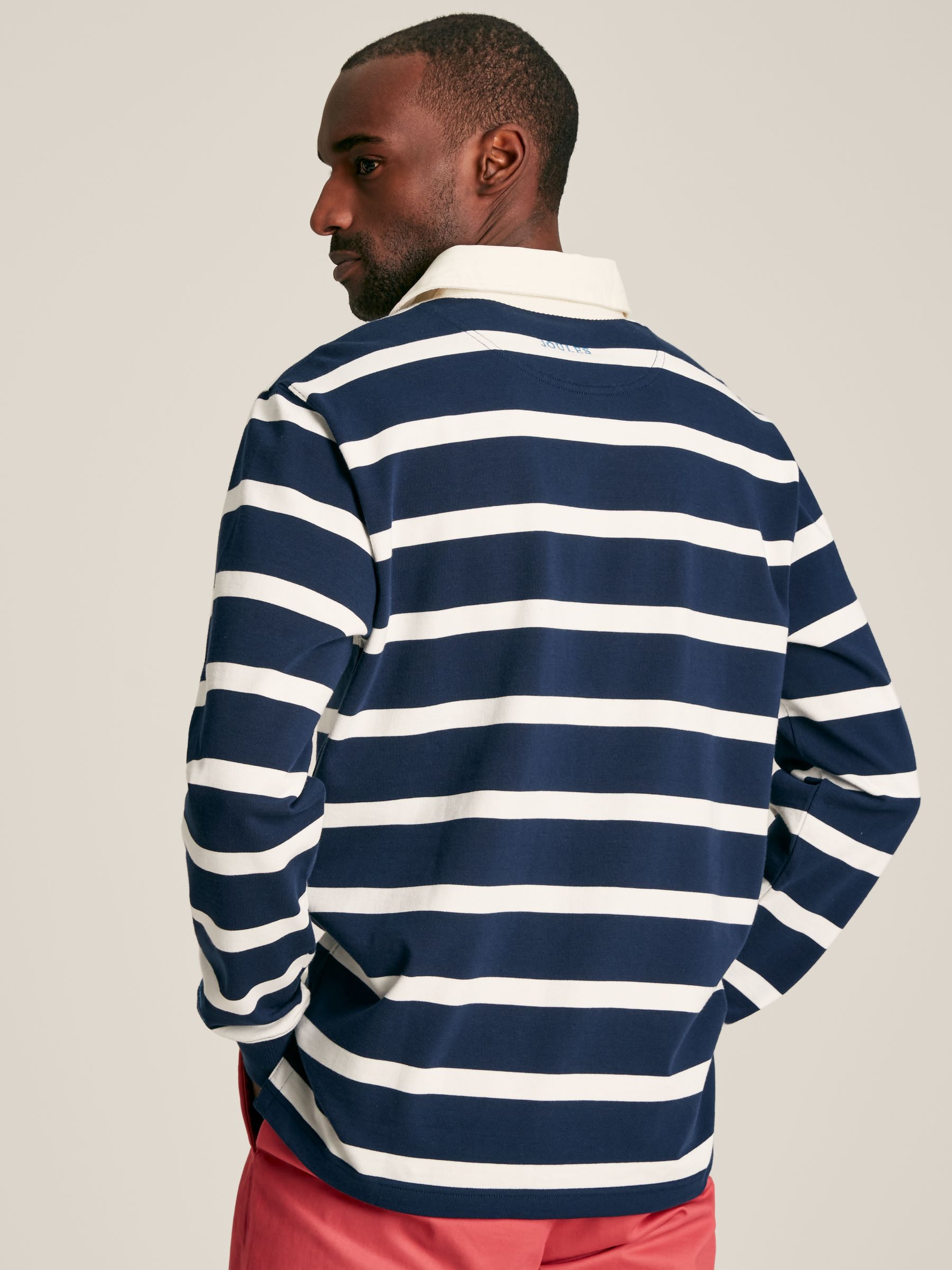 Onside Navy/White Striped Rugby Shirt - Image 2 of 7