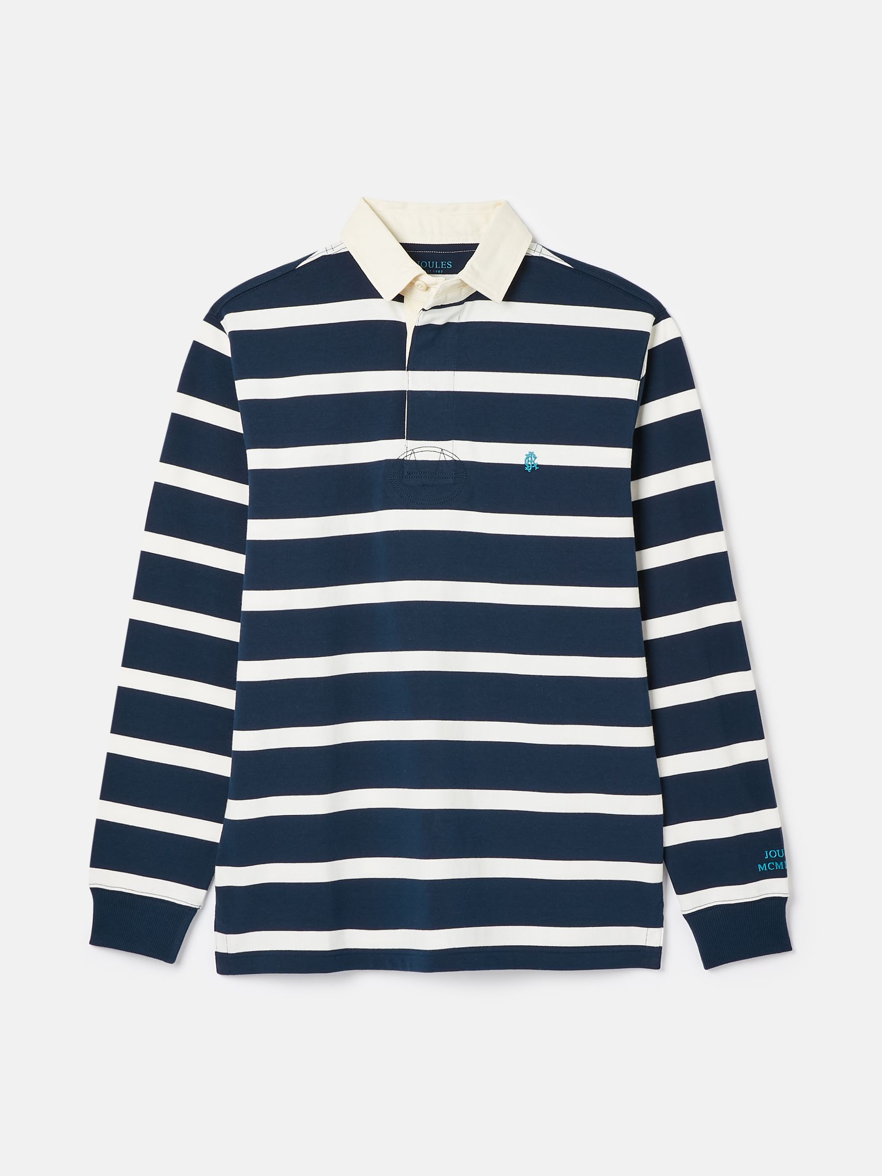 Onside Navy/White Striped Rugby Shirt - Image 7 of 7
