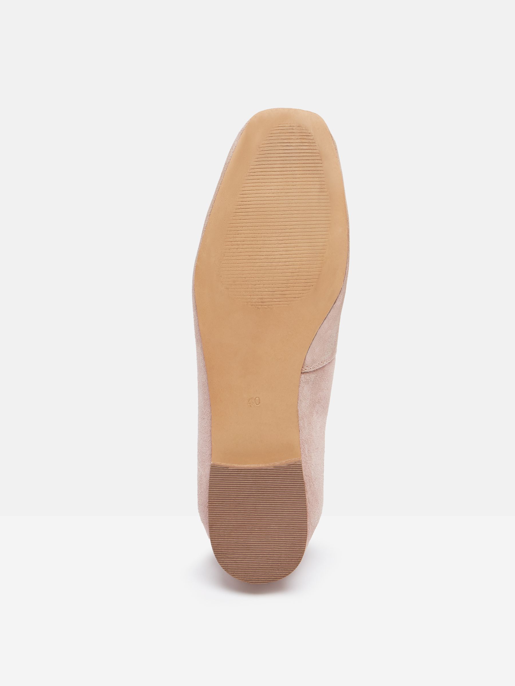 Sloane Narrow Fit Pink Suede Loafers - Image 4 of 6