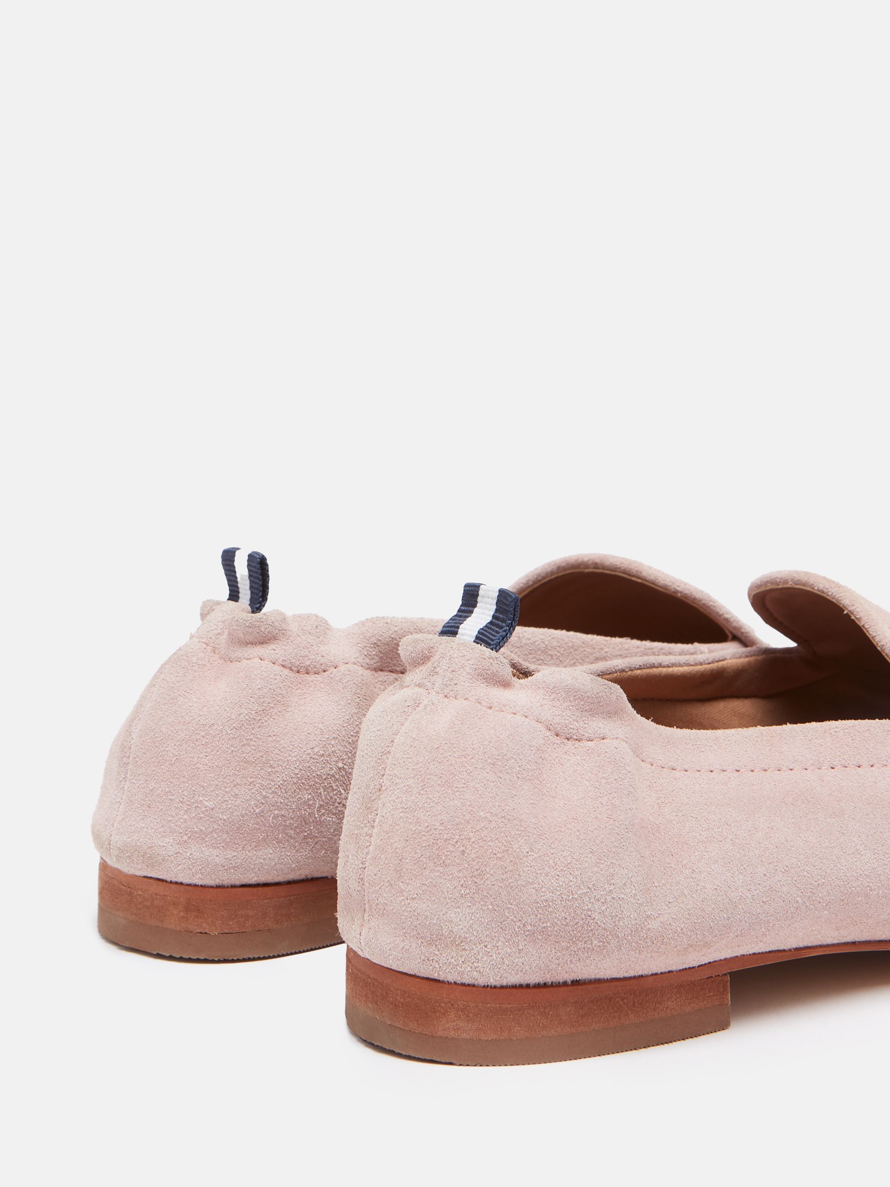 Sloane Narrow Fit Pink Suede Loafers - Image 5 of 6