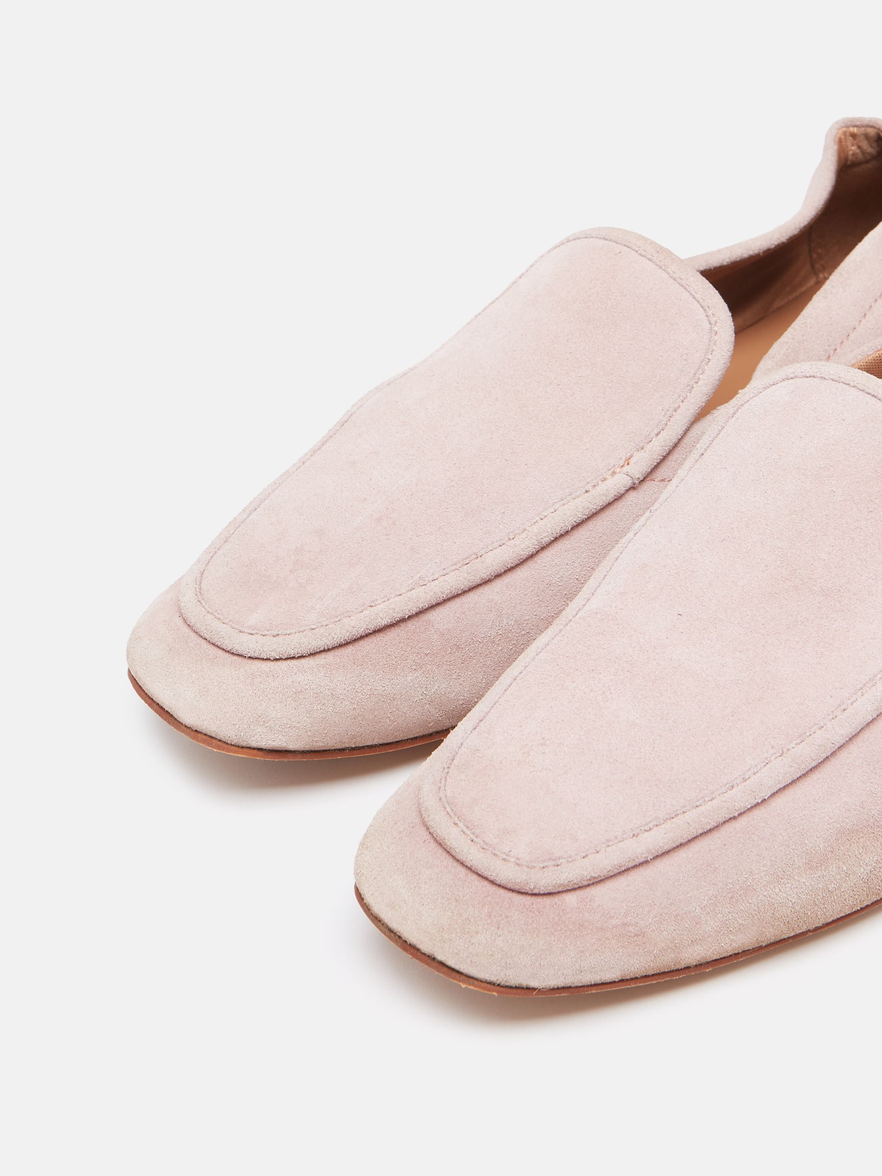 Sloane Narrow Fit Pink Suede Loafers - Image 6 of 6