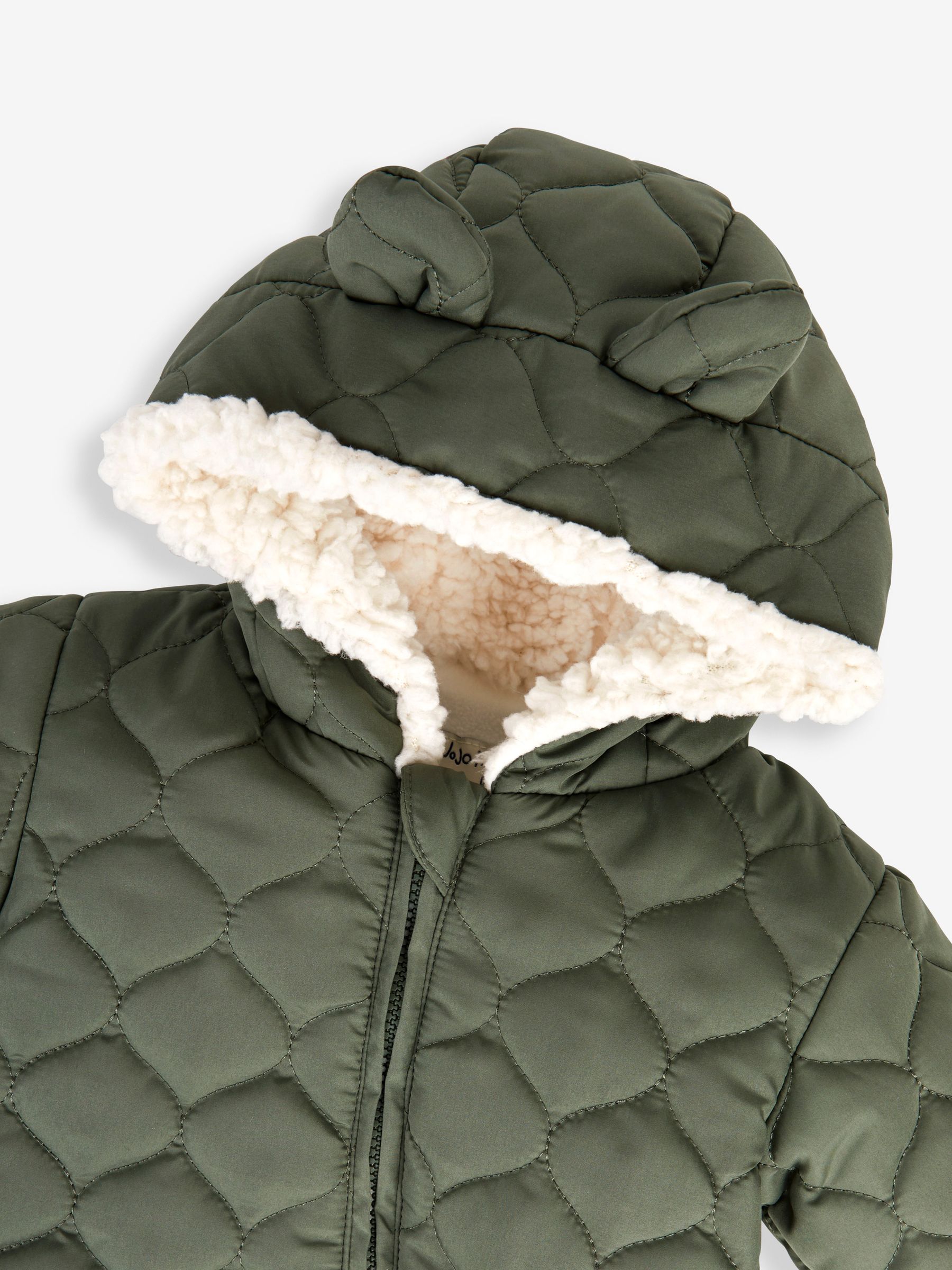 Khaki Boys' Quilted Pramsuit - Image 2 of 5