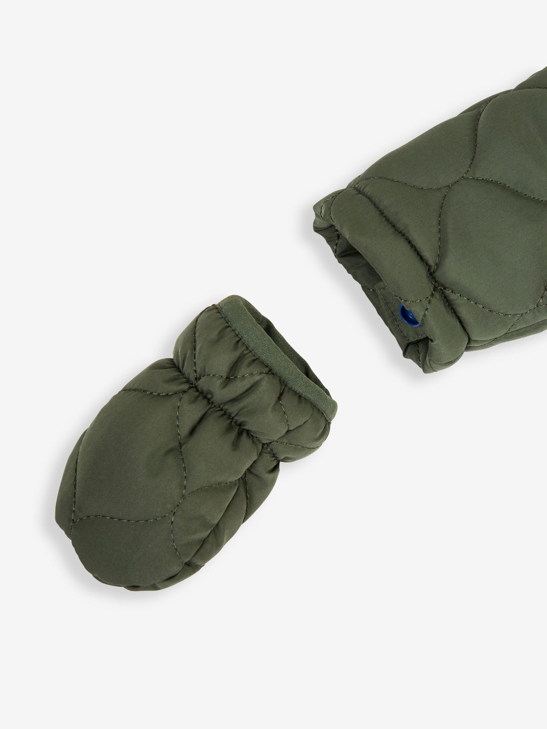 Khaki Boys' Quilted Pramsuit - Image 4 of 5