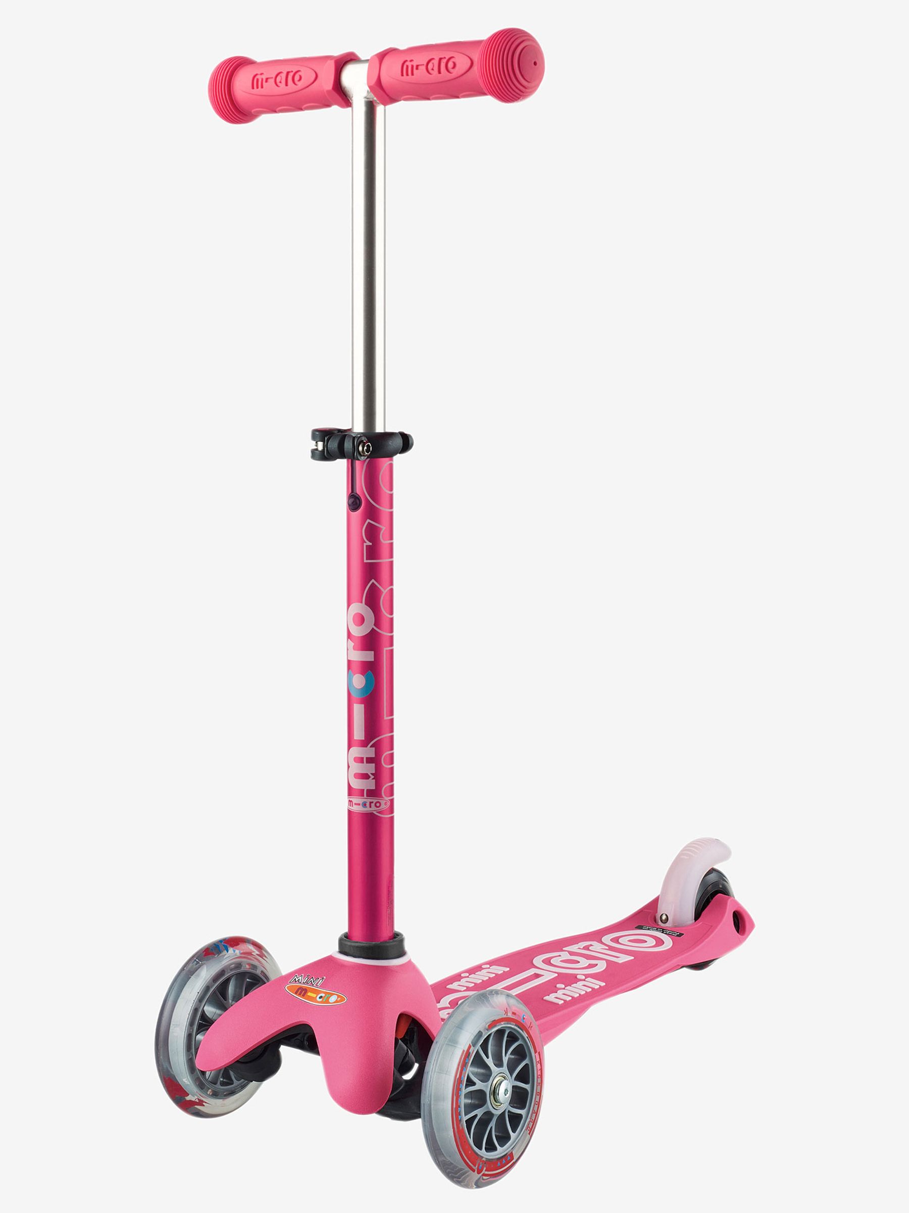 Pink Mini Micro 3-in-1 Deluxe Push Along Scooter Pink - Image 5 of 8