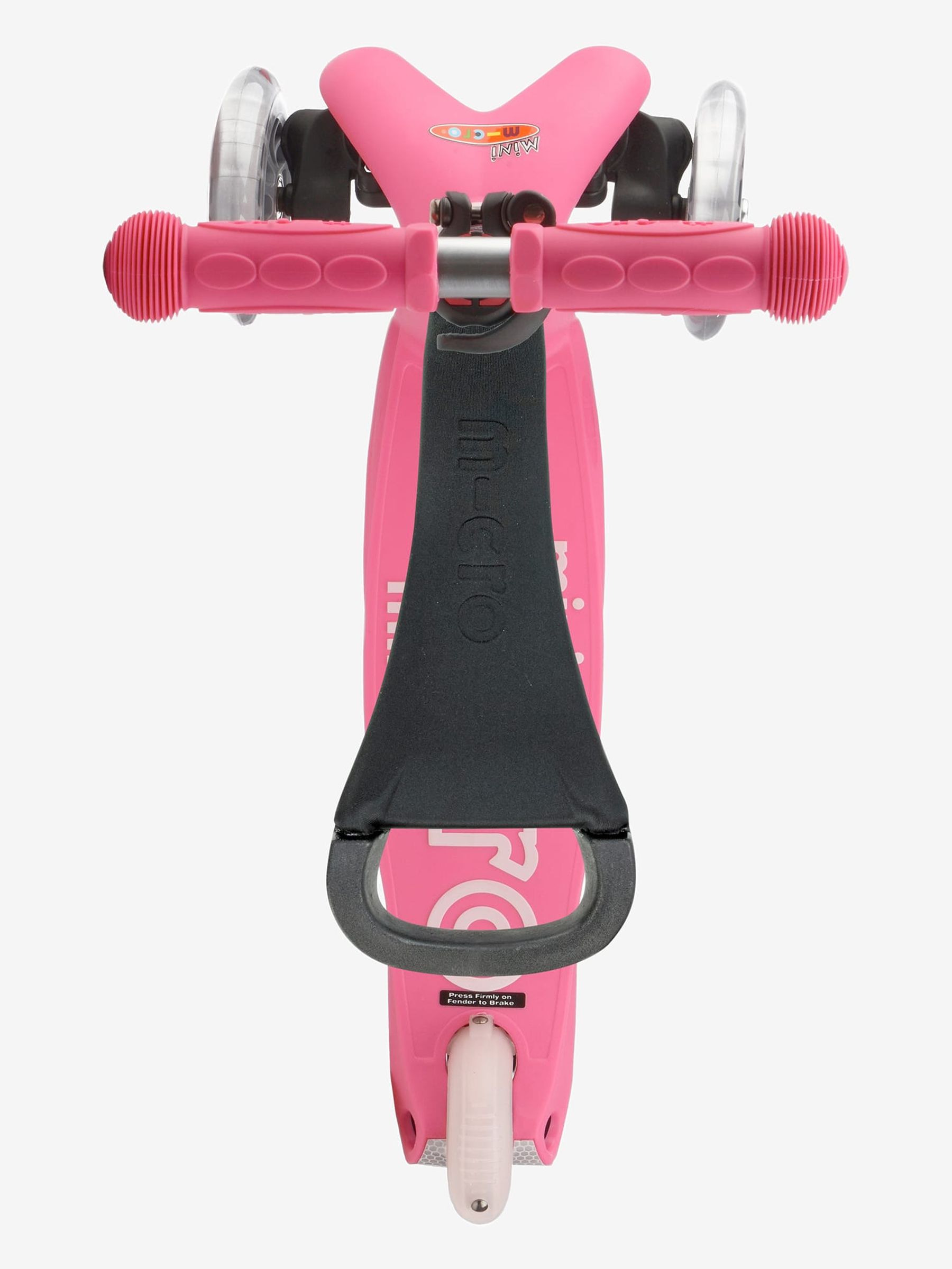 Pink Mini Micro 3-in-1 Deluxe Push Along Scooter Pink - Image 6 of 8